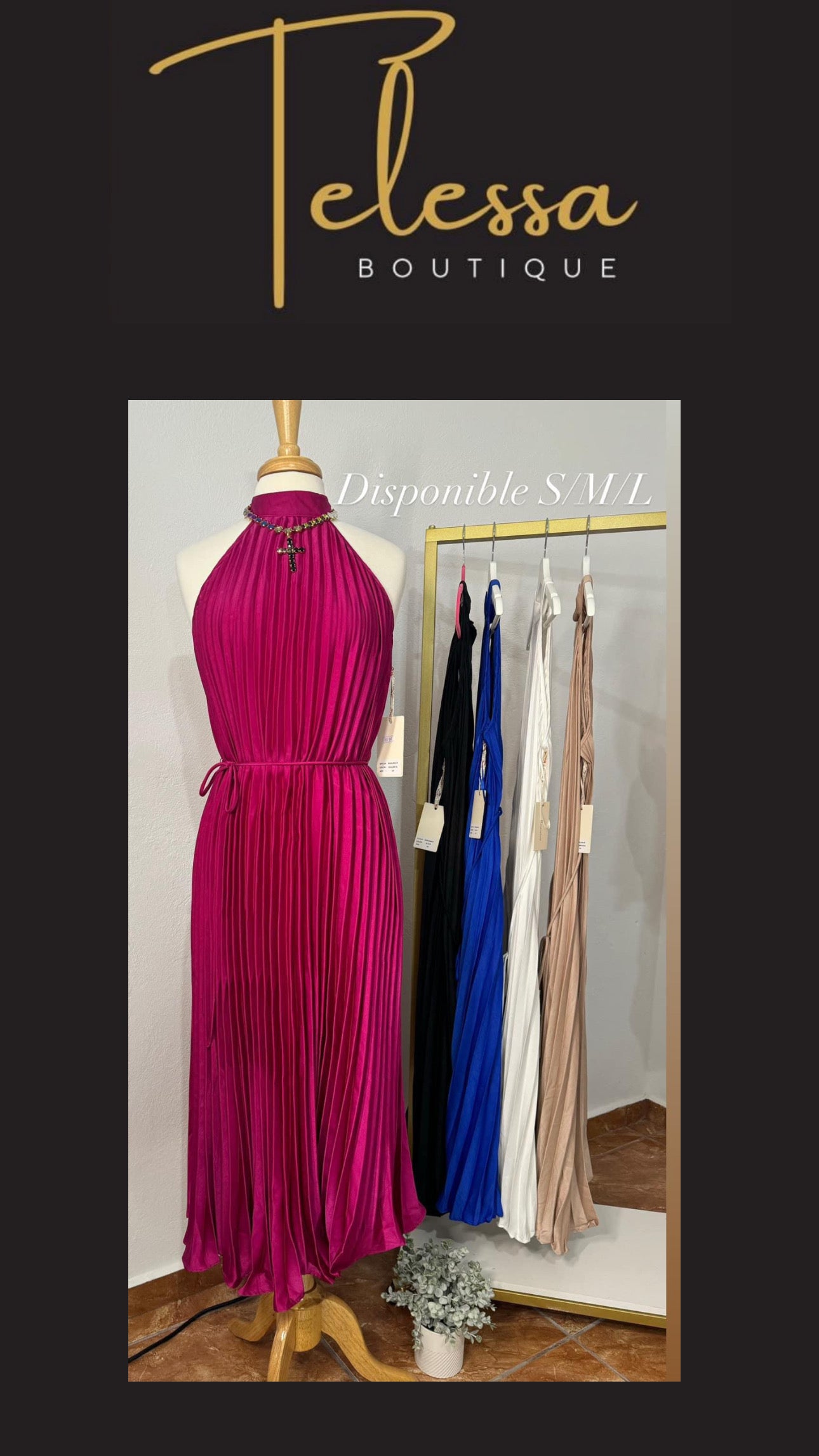 Halter Midi Dress