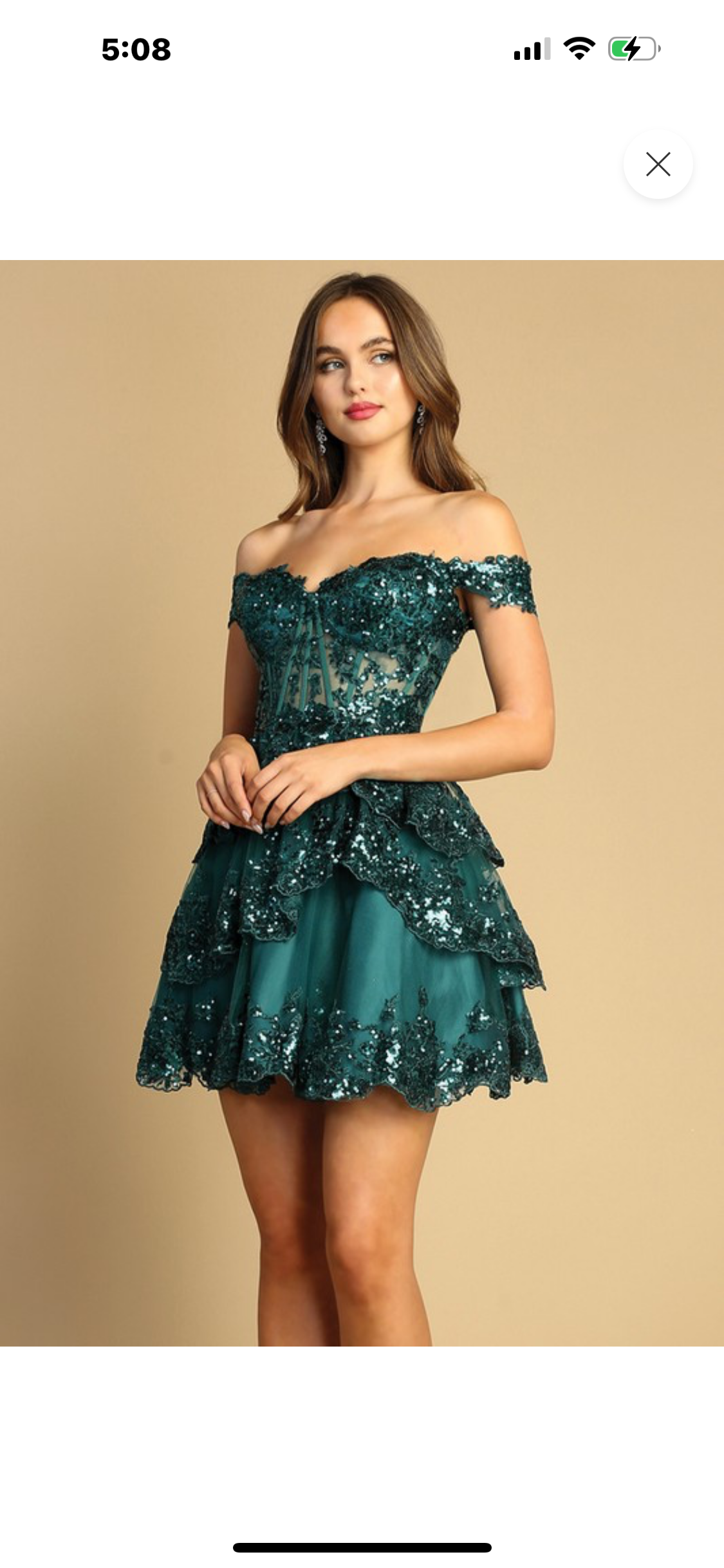 Cocktail Dress Emerald