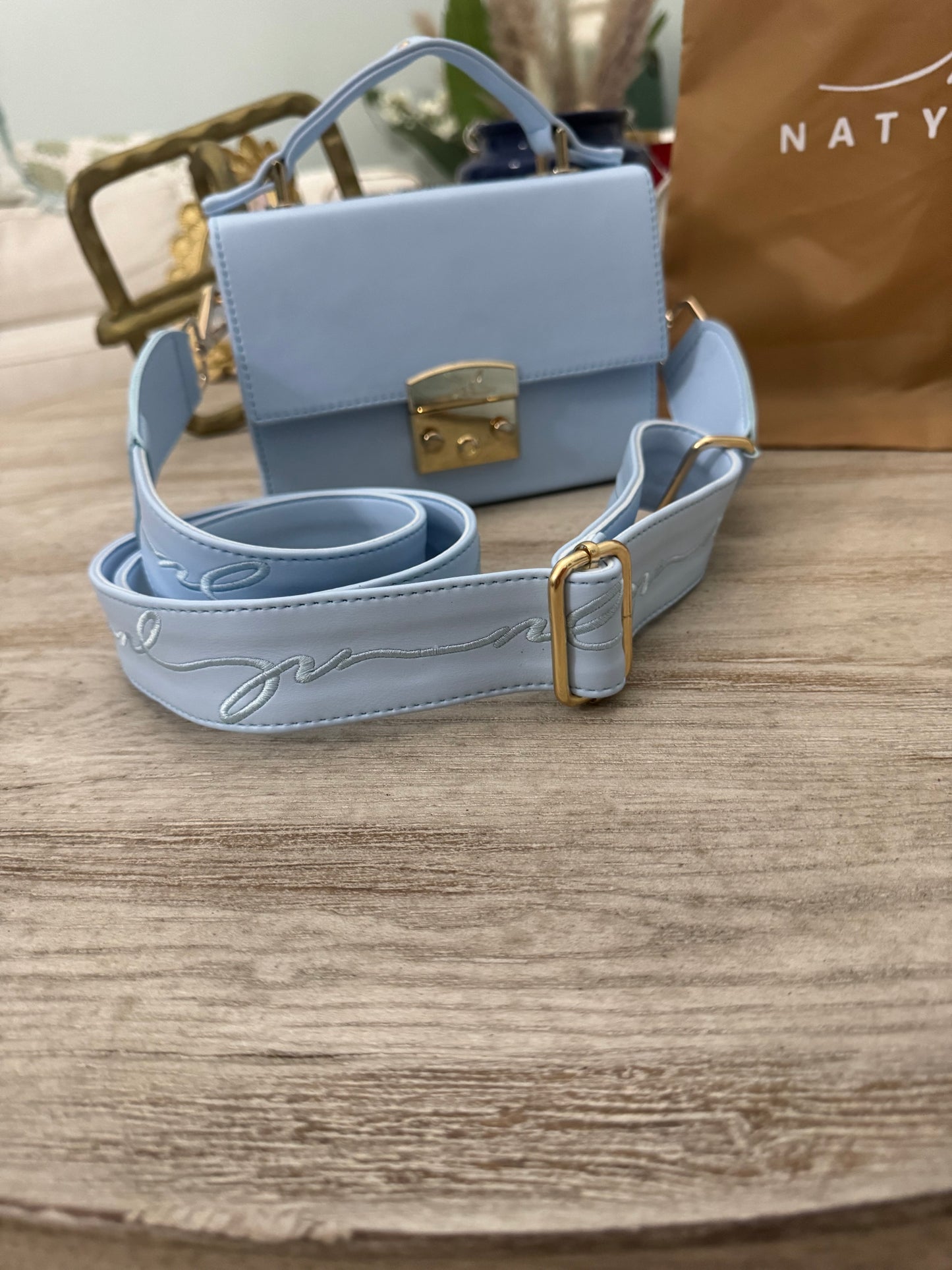 Naty London Arizona Bag Baby Blue