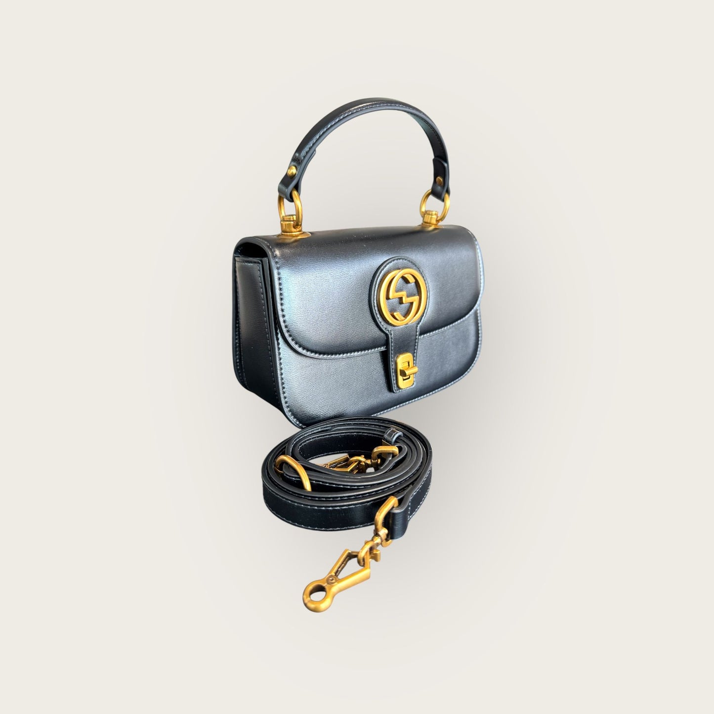 Inspired Designer Black Bag G