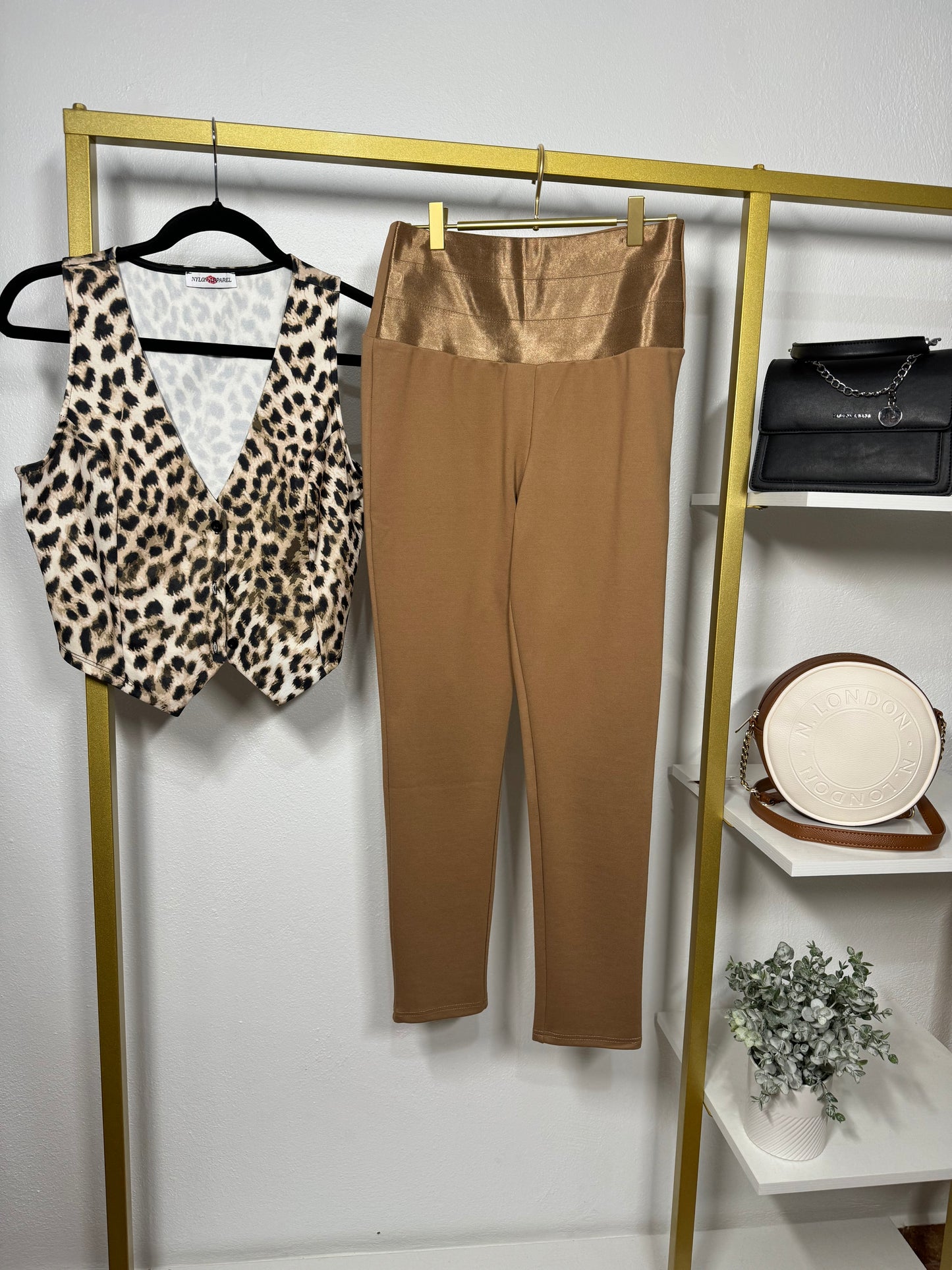 Legging Satin Waist Band