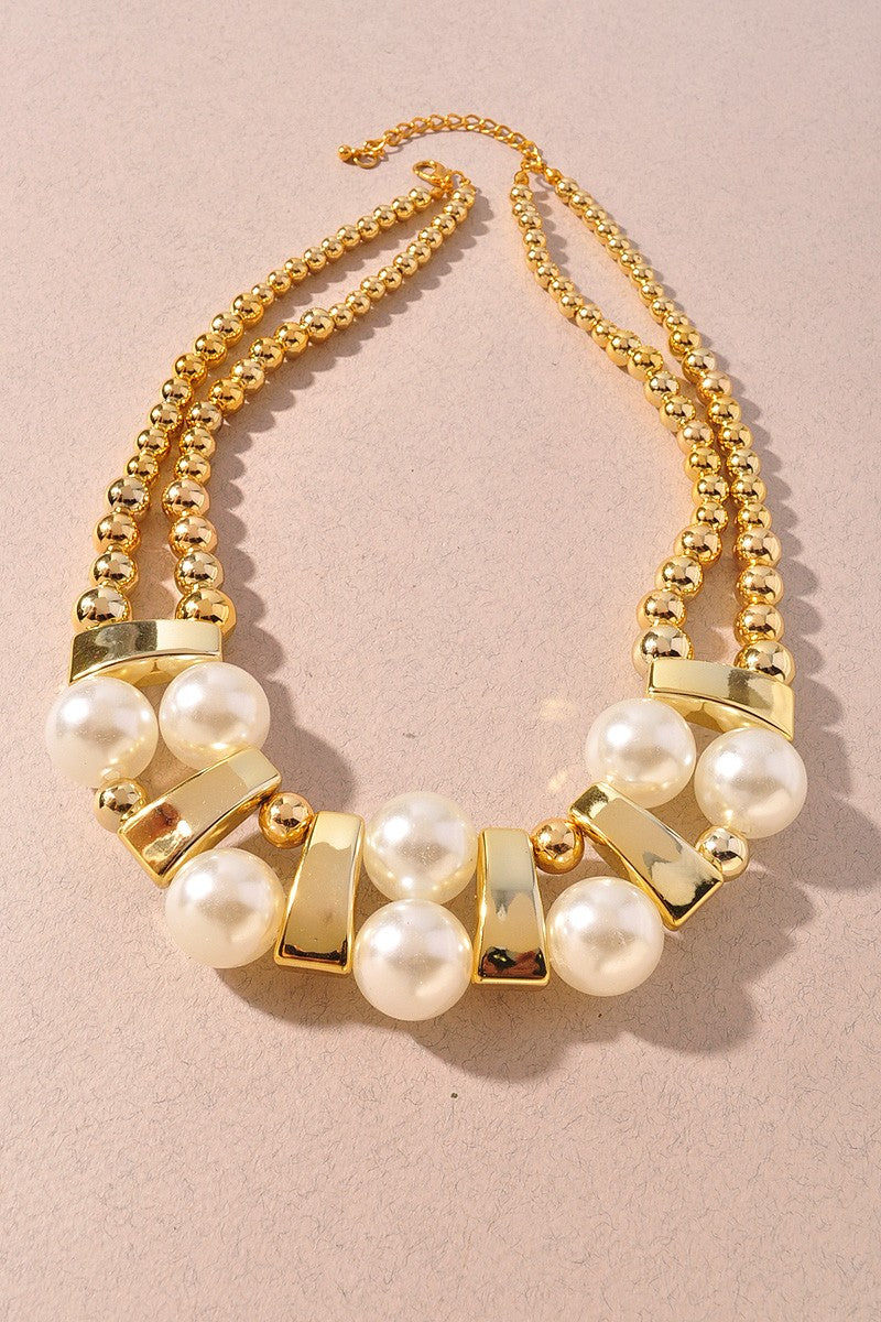 Multi Pearl Necklace