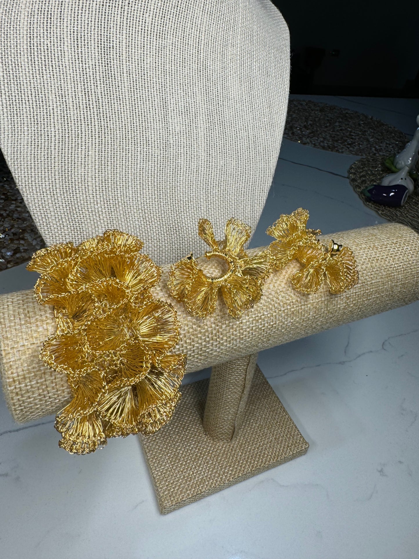 Lavish Earrings Gold Plated