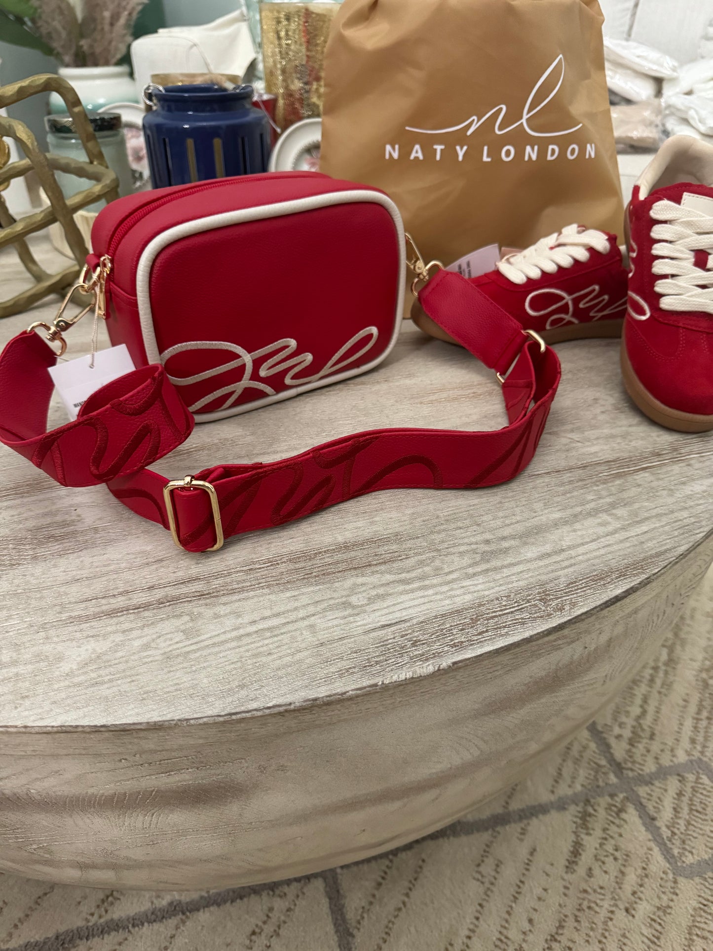 Naty London Sneaker Red