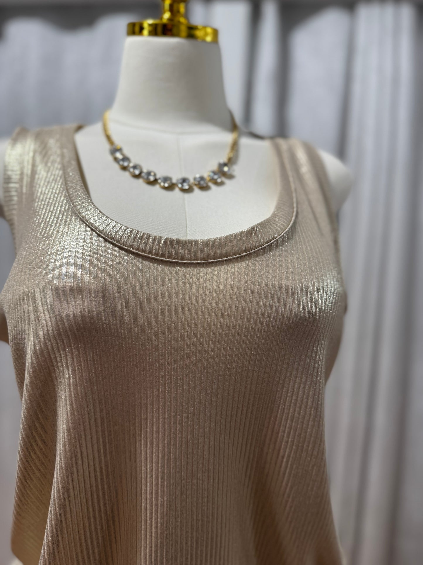 Gold Tank Top from our Metallic Collections