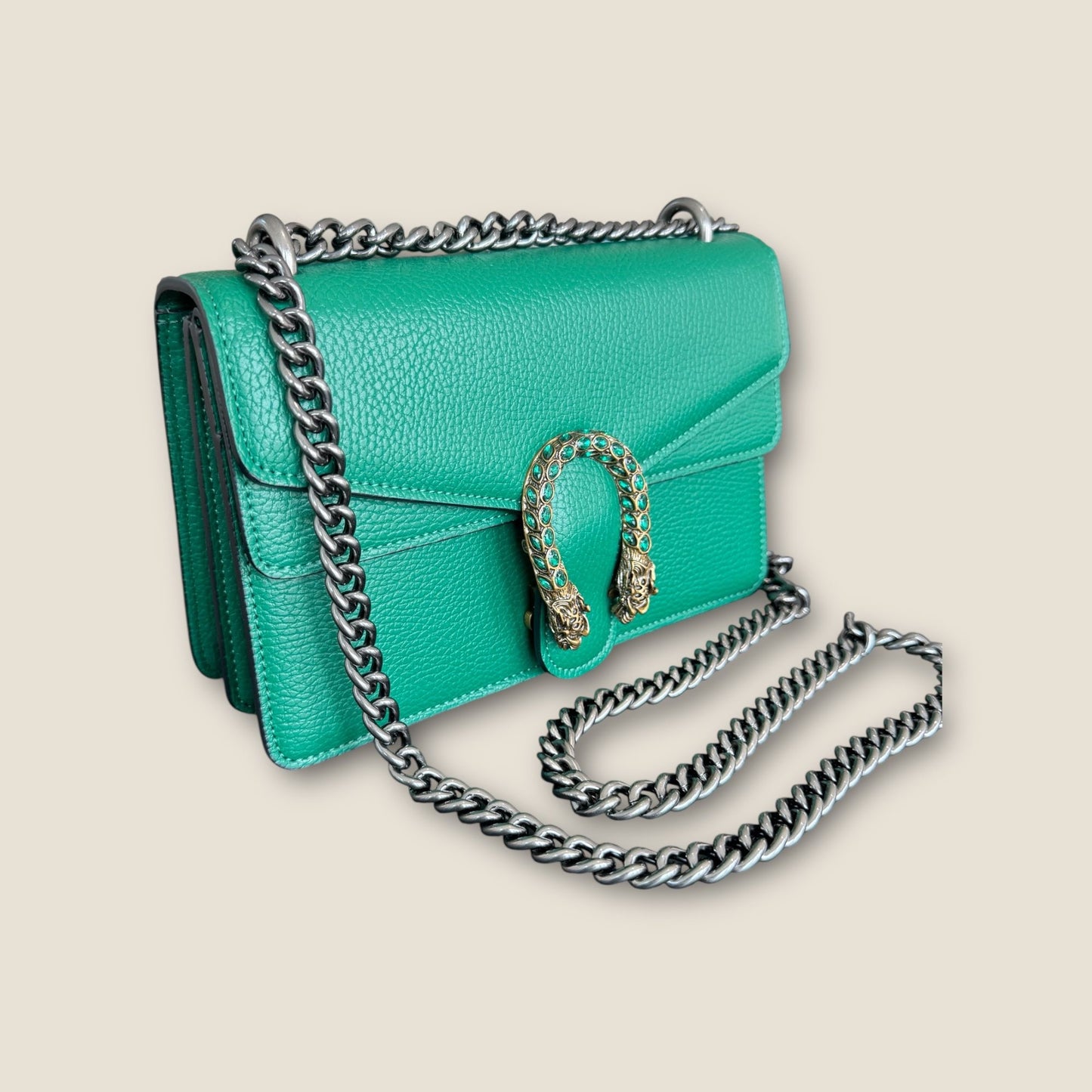 Inspired Designer Bag Green Snake