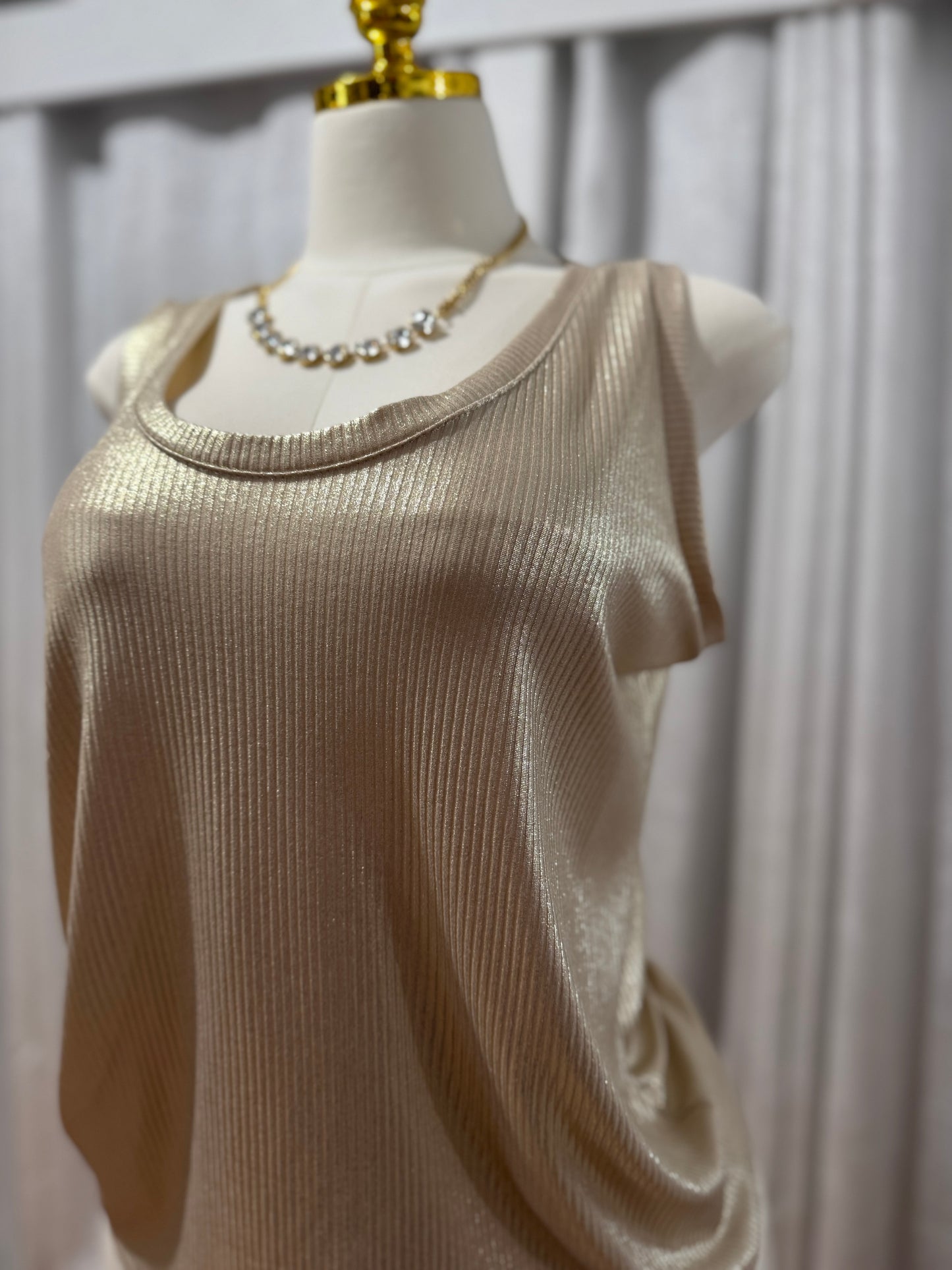 Gold Tank Top from our Metallic Collections