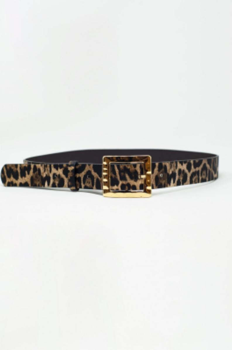 Animal Print Belt