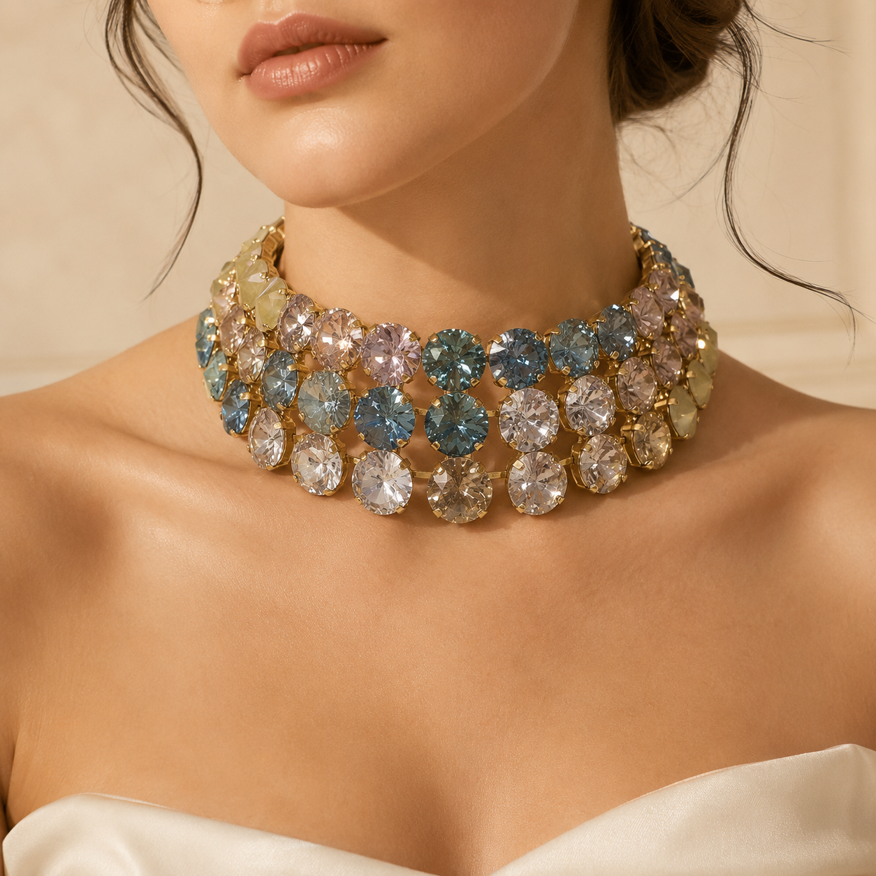 TOVA Nova Choker in Champagne