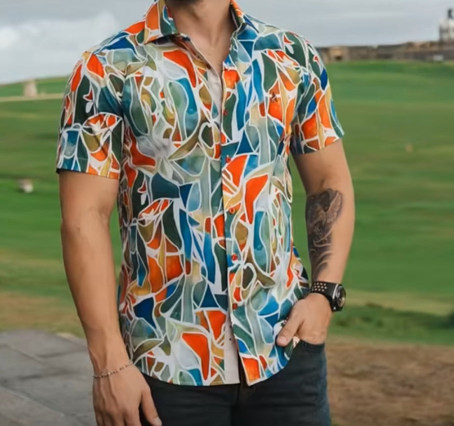 Addict Shirt Multi Green