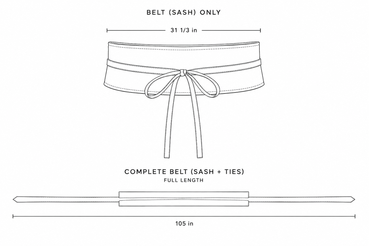 The Signature Wrap Belt Black