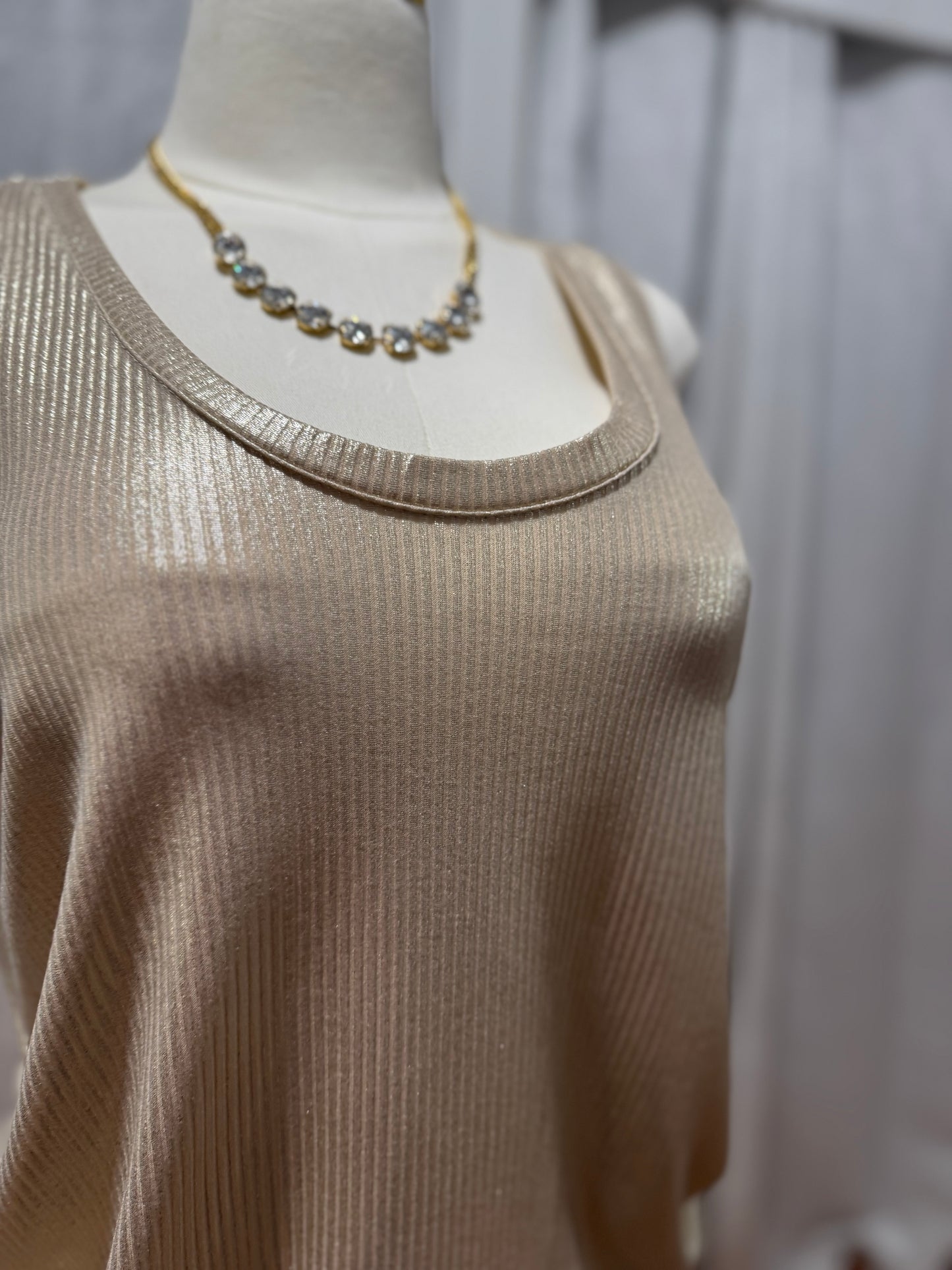 Gold Tank Top from our Metallic Collections