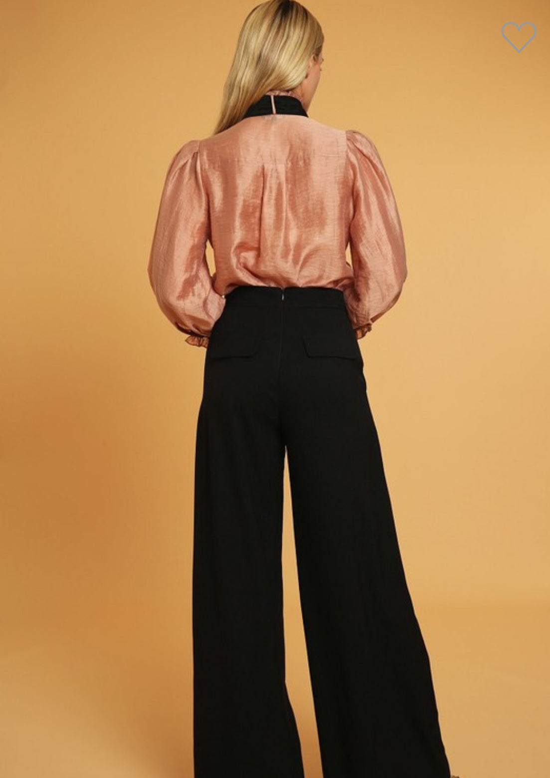 Dress Pants with buttons in Black