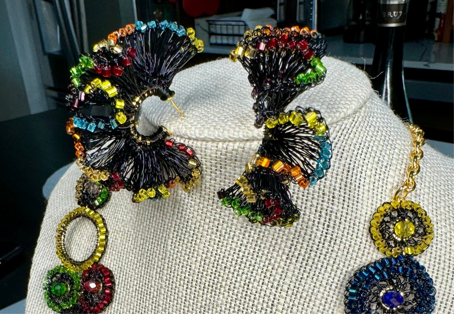 Lavish Earrings With Stones