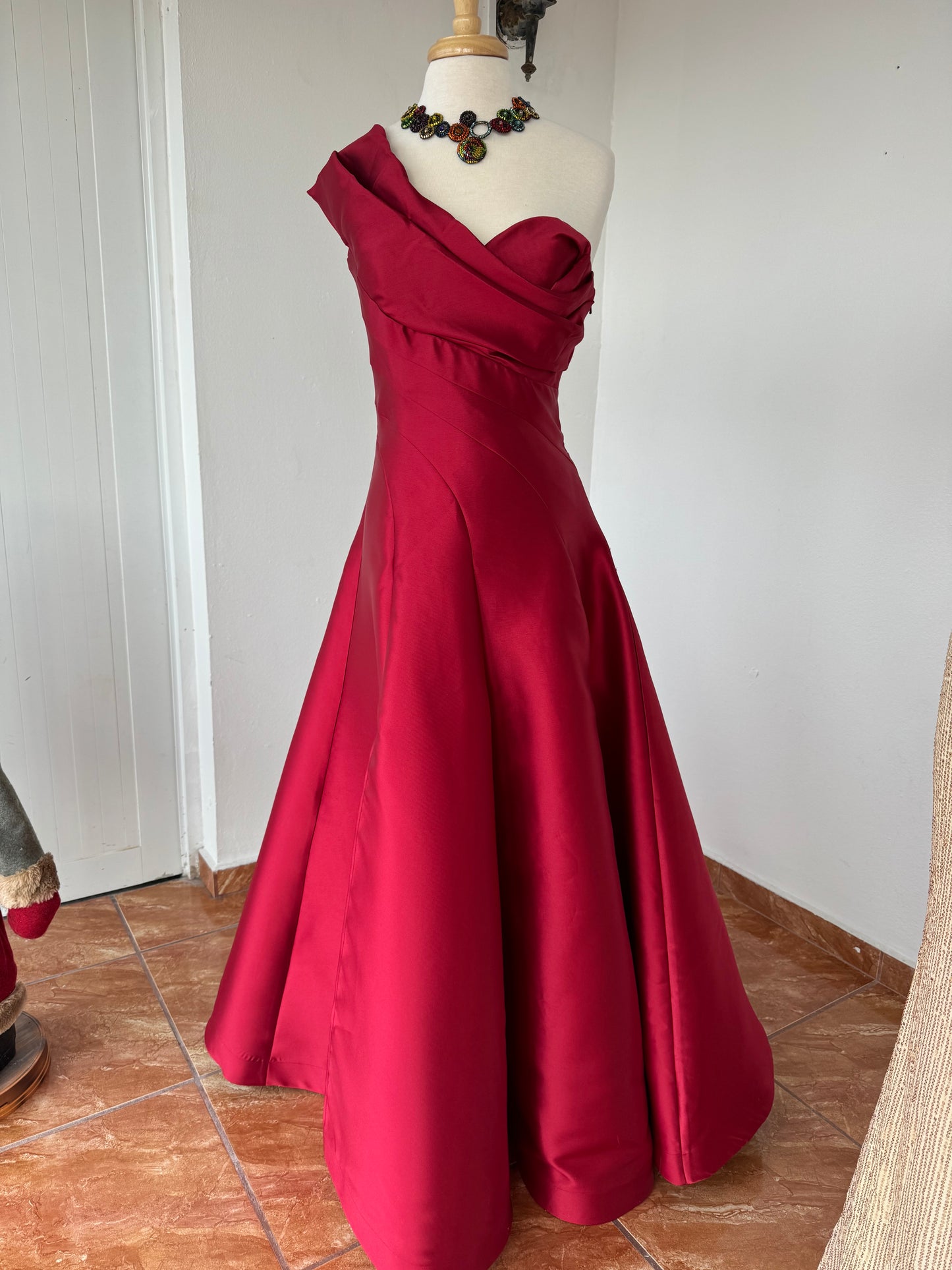 One shoulder Maxi dress