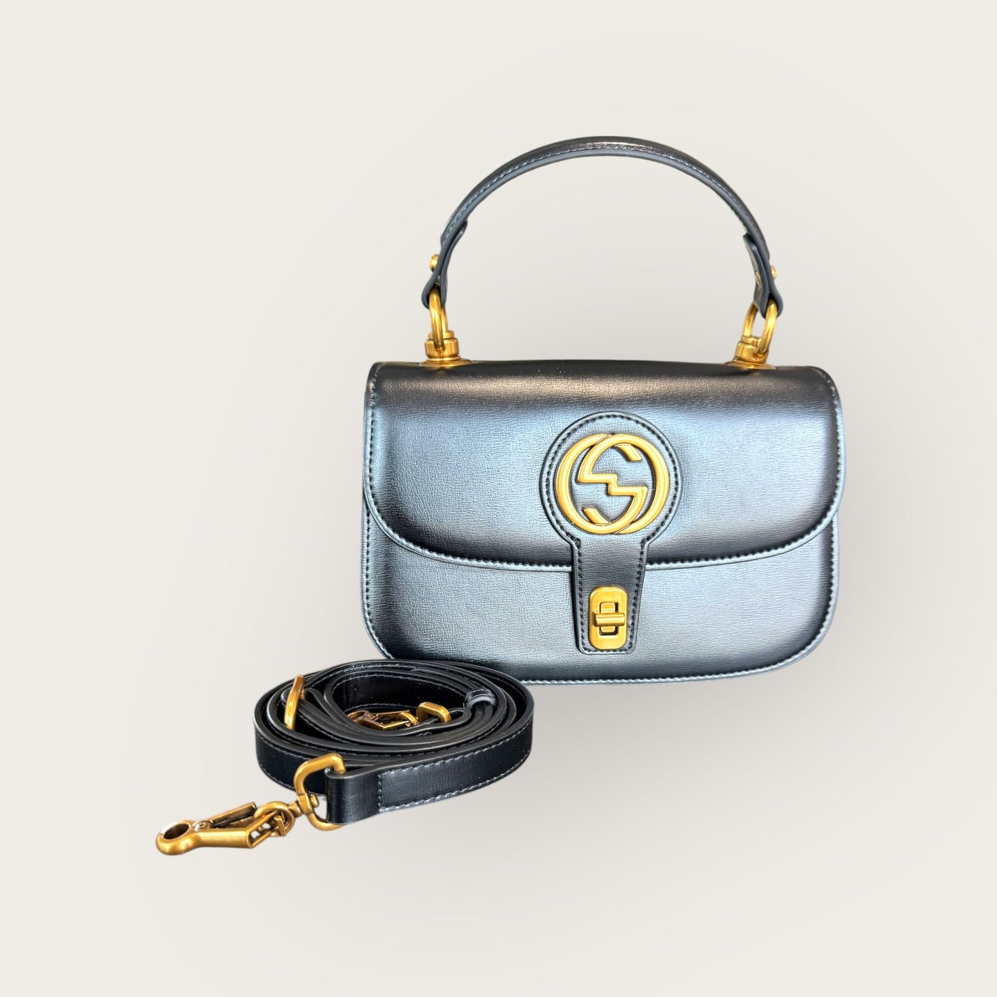 Inspired Designer Black Bag G