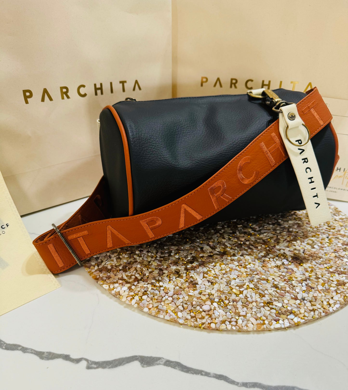 Cartera Parchita cilindro