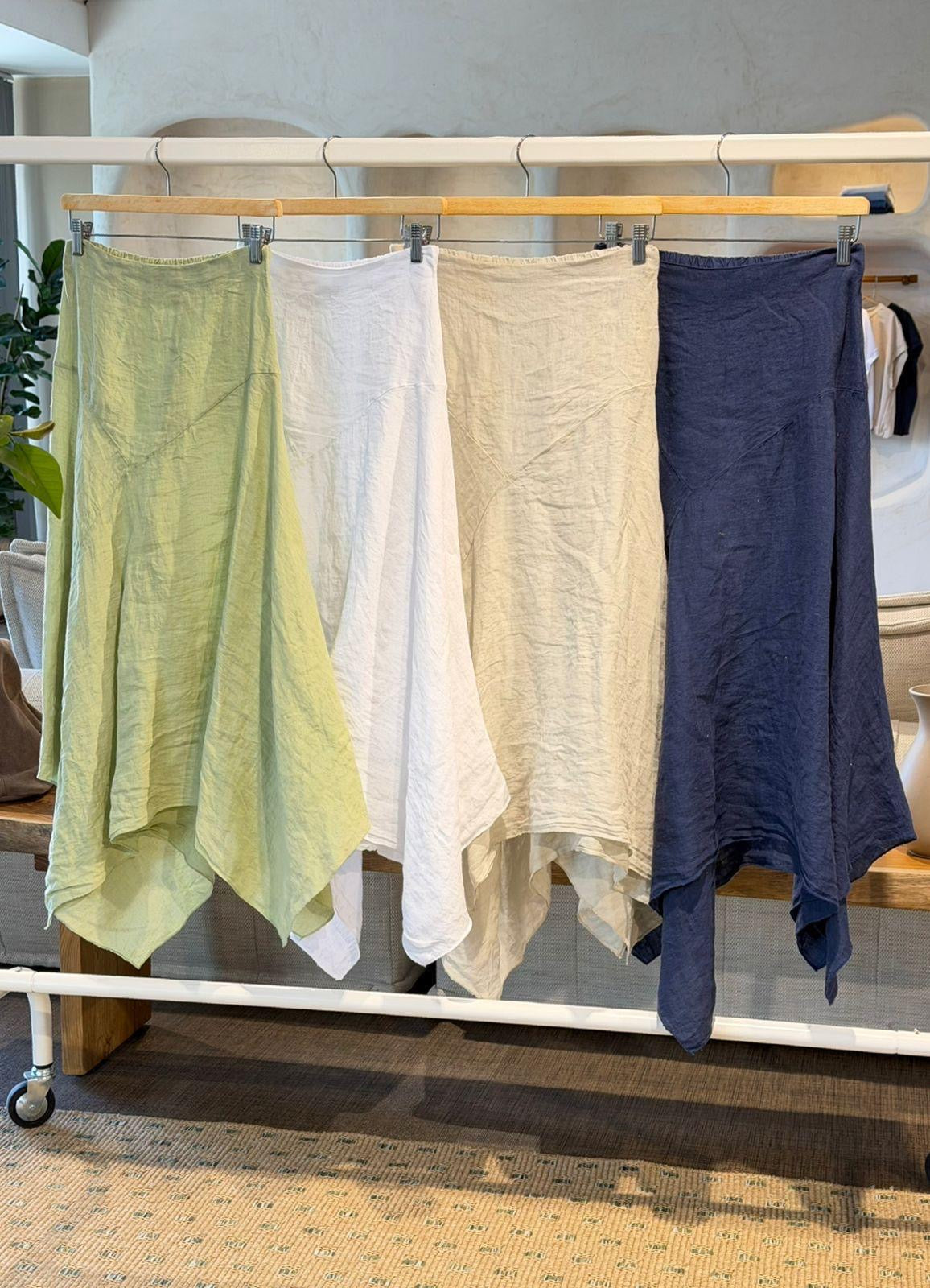 Beige Linen Layered Set-One Size