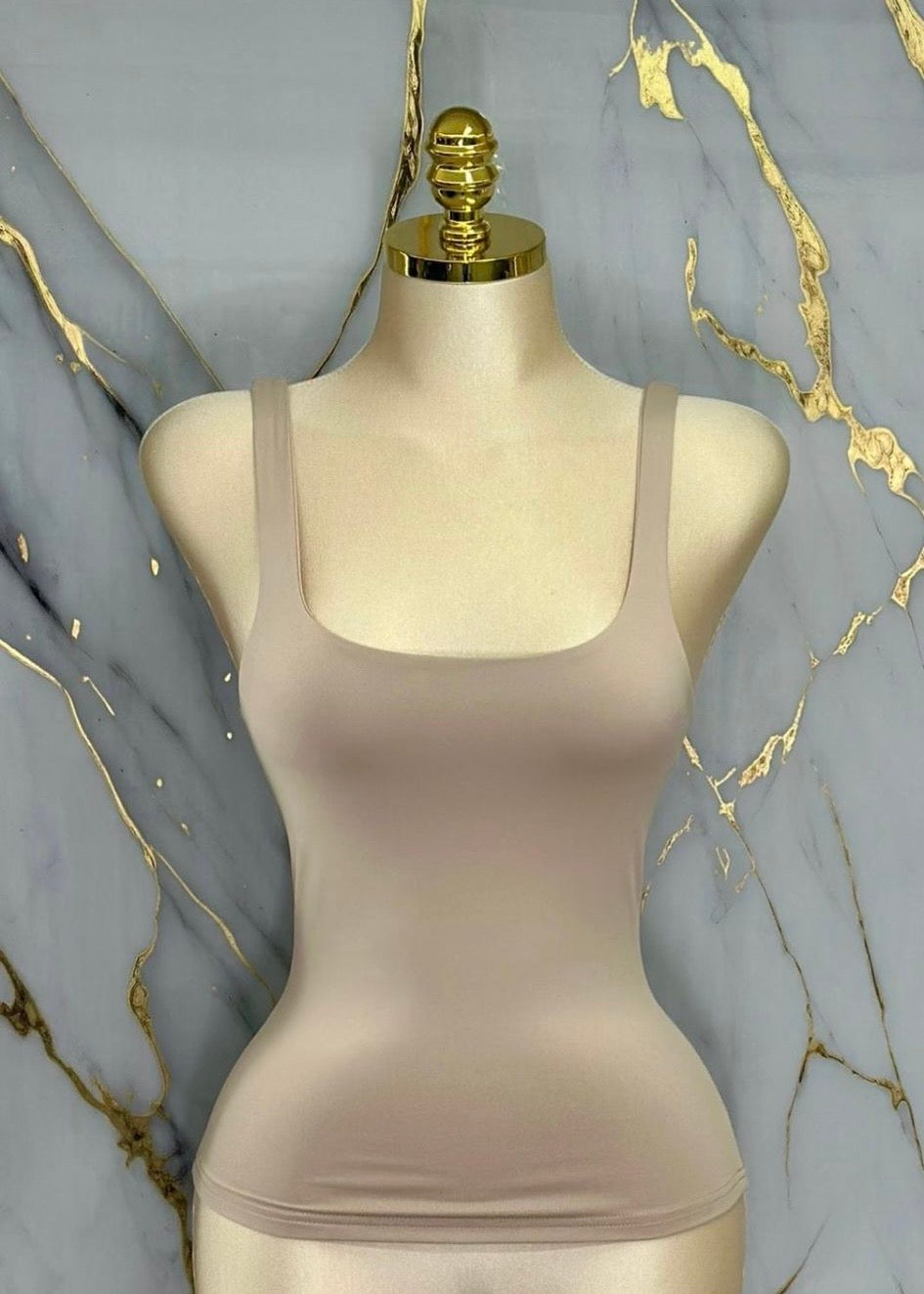 Basic Top Beige