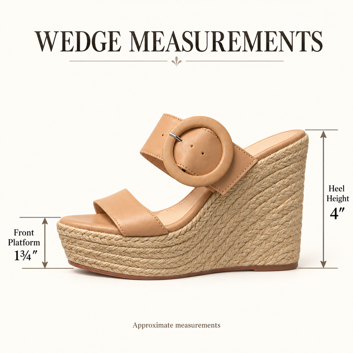 Capri Camel Wedges