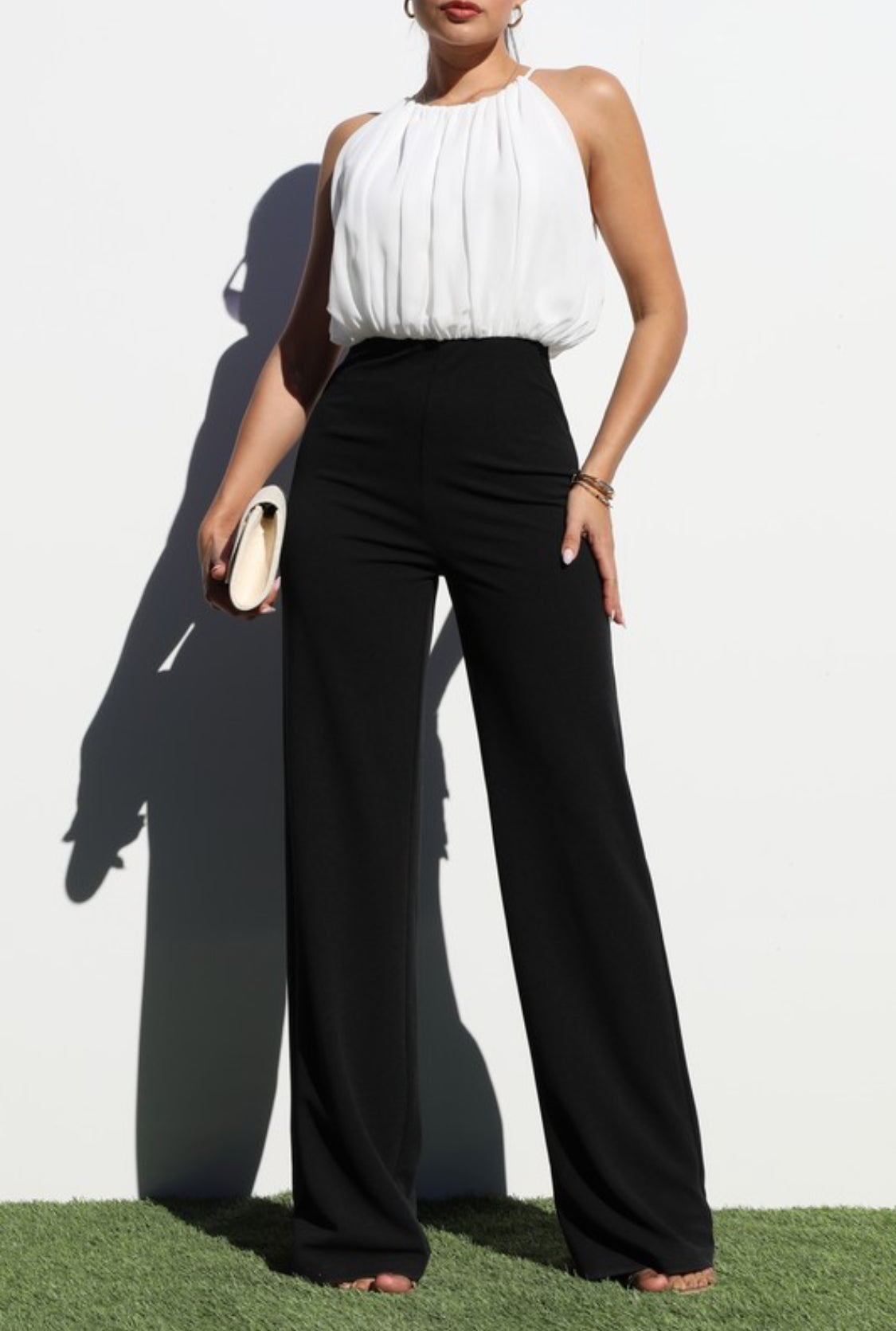 Black and White Jumpsuit