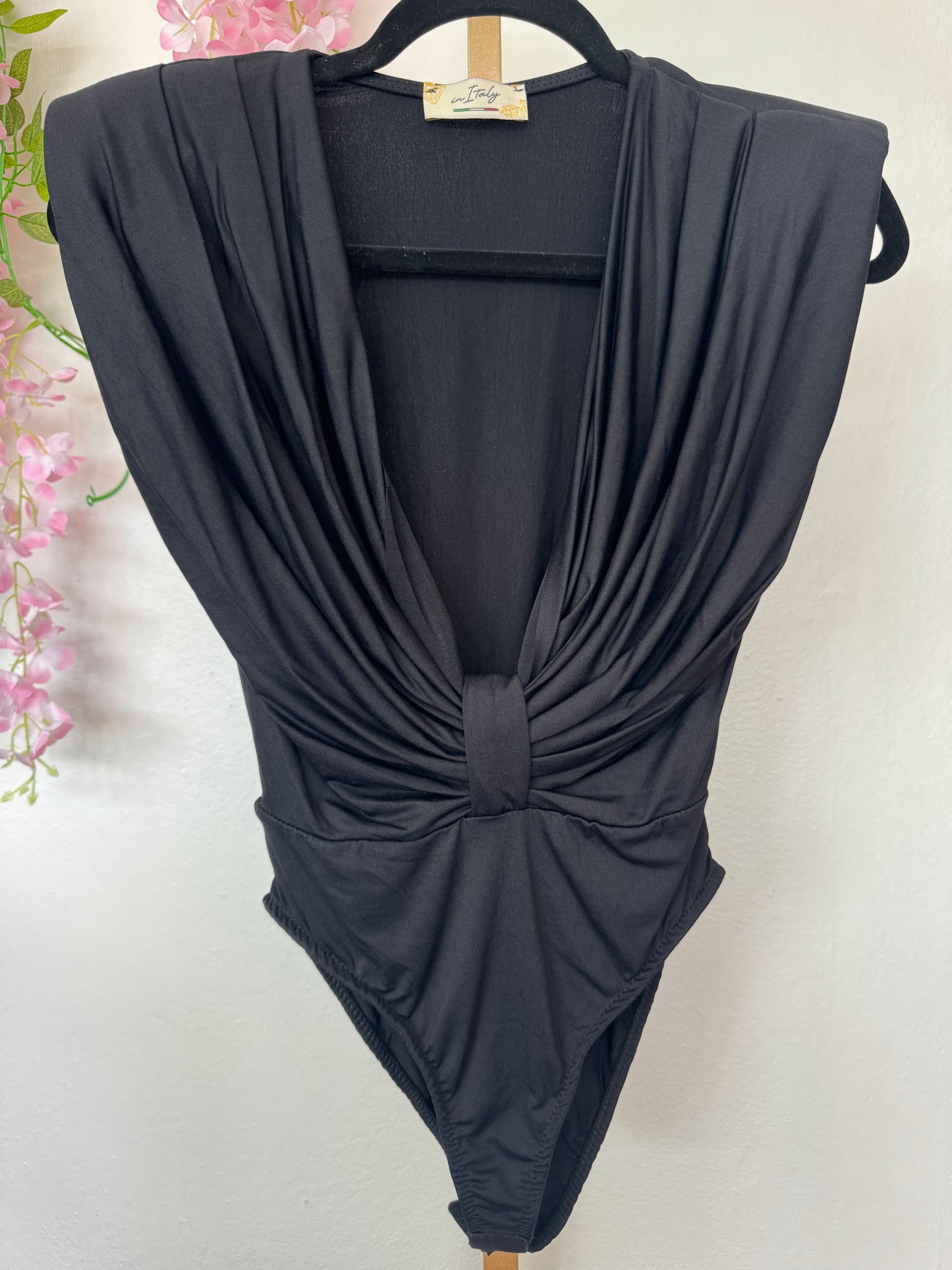 Italian bodysuit Black