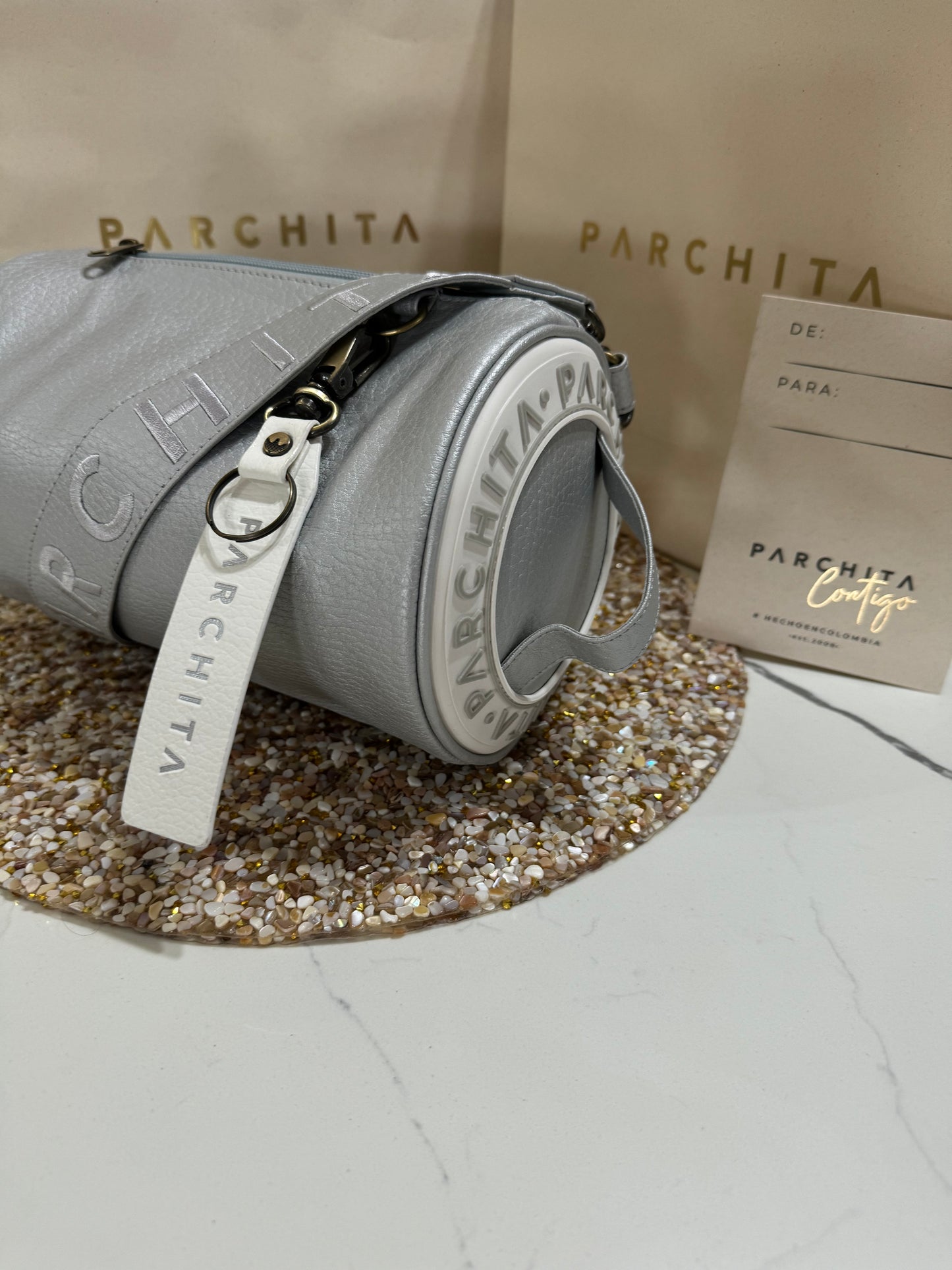 Cartera Parchita cilindro