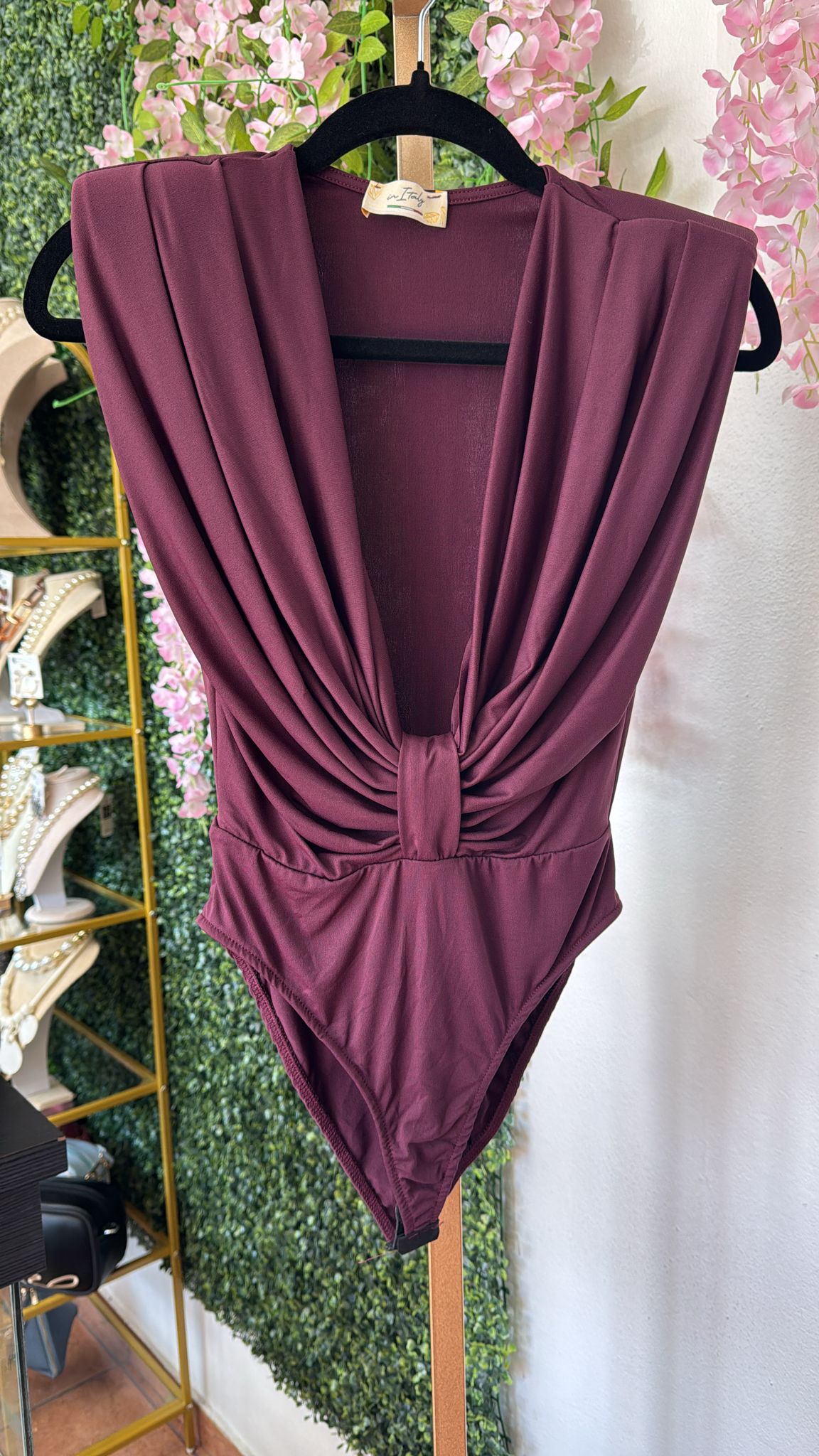 Italian bodysuit Berry