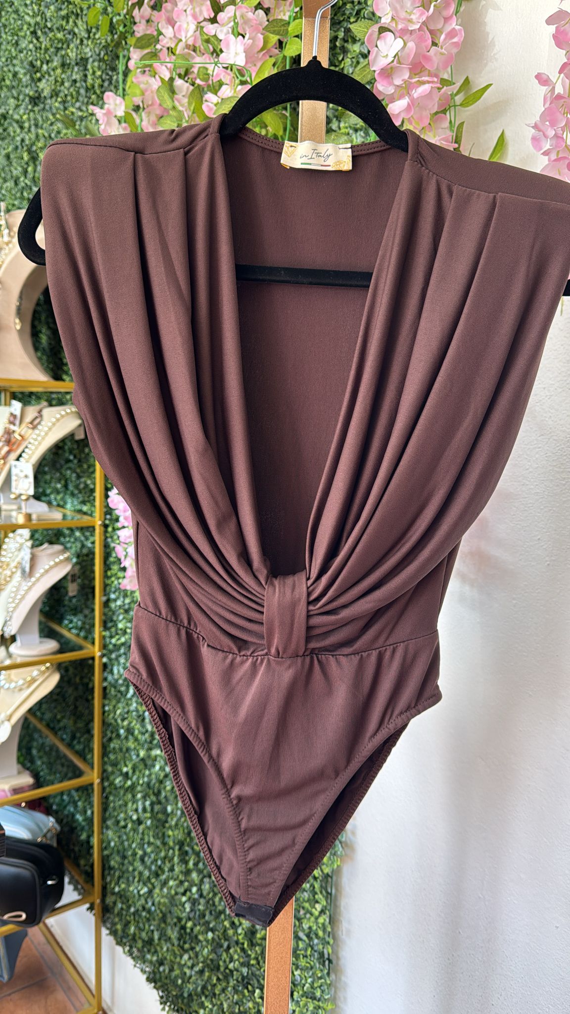 Italian bodysuit Brown