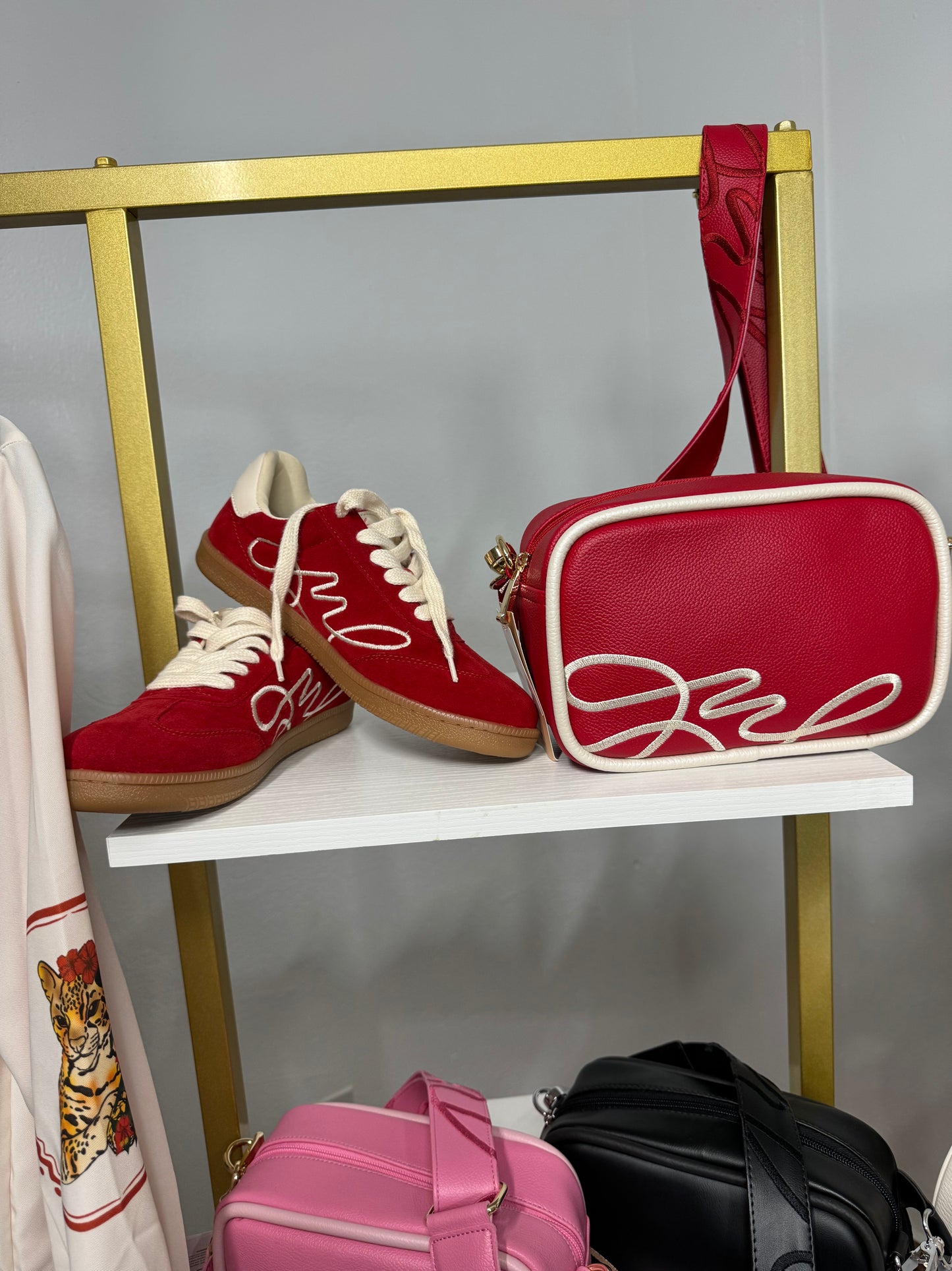 Naty London Sneaker Red