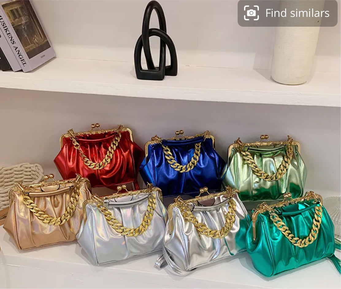 Vintage hand and crossbody bag