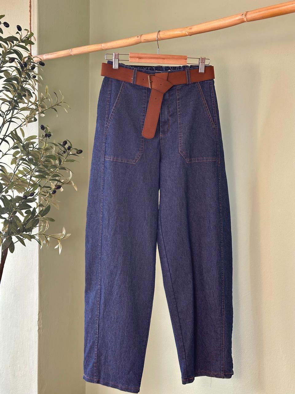 Italian Denim with Belt