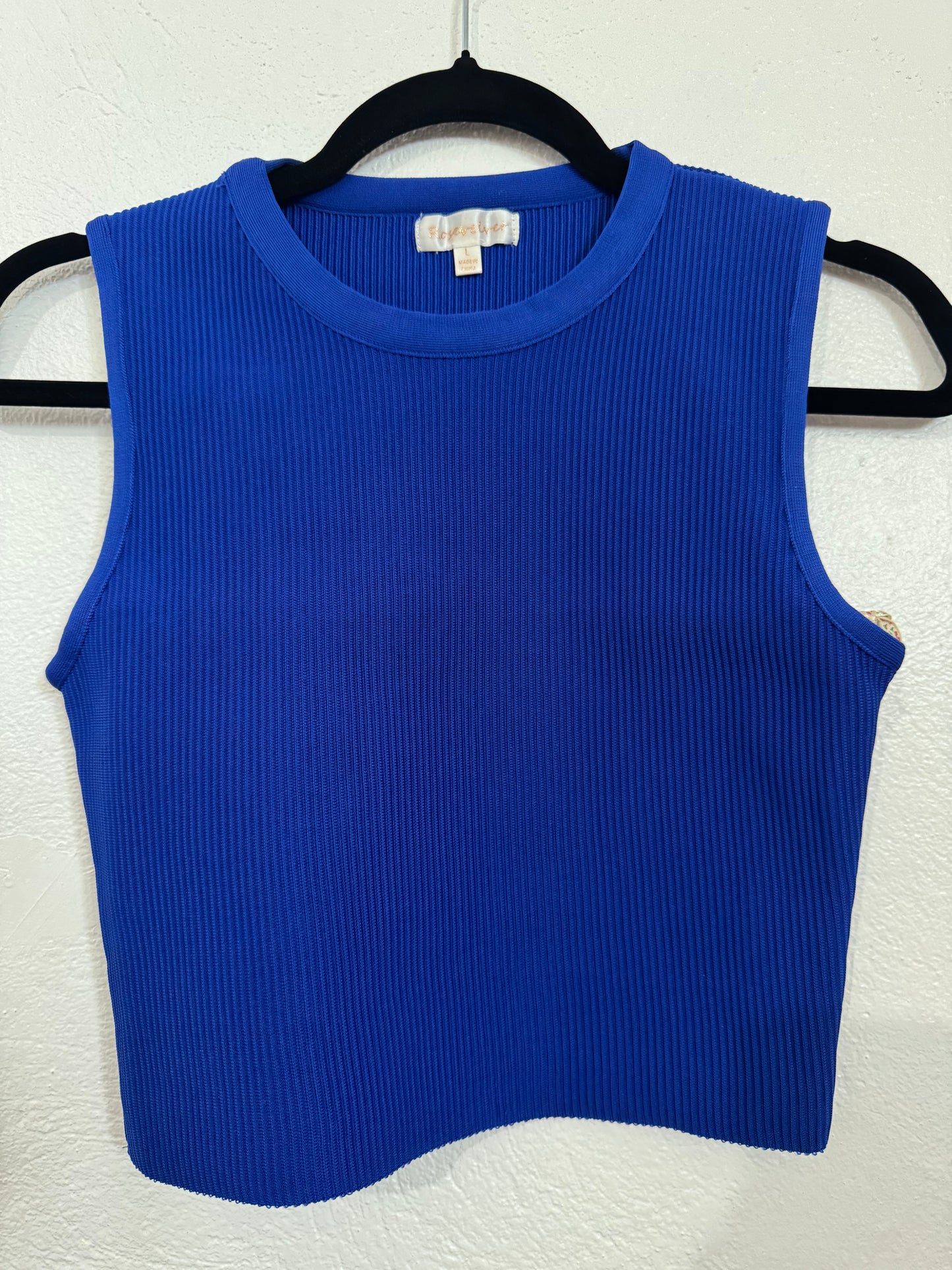 Basic Crop Top Blue