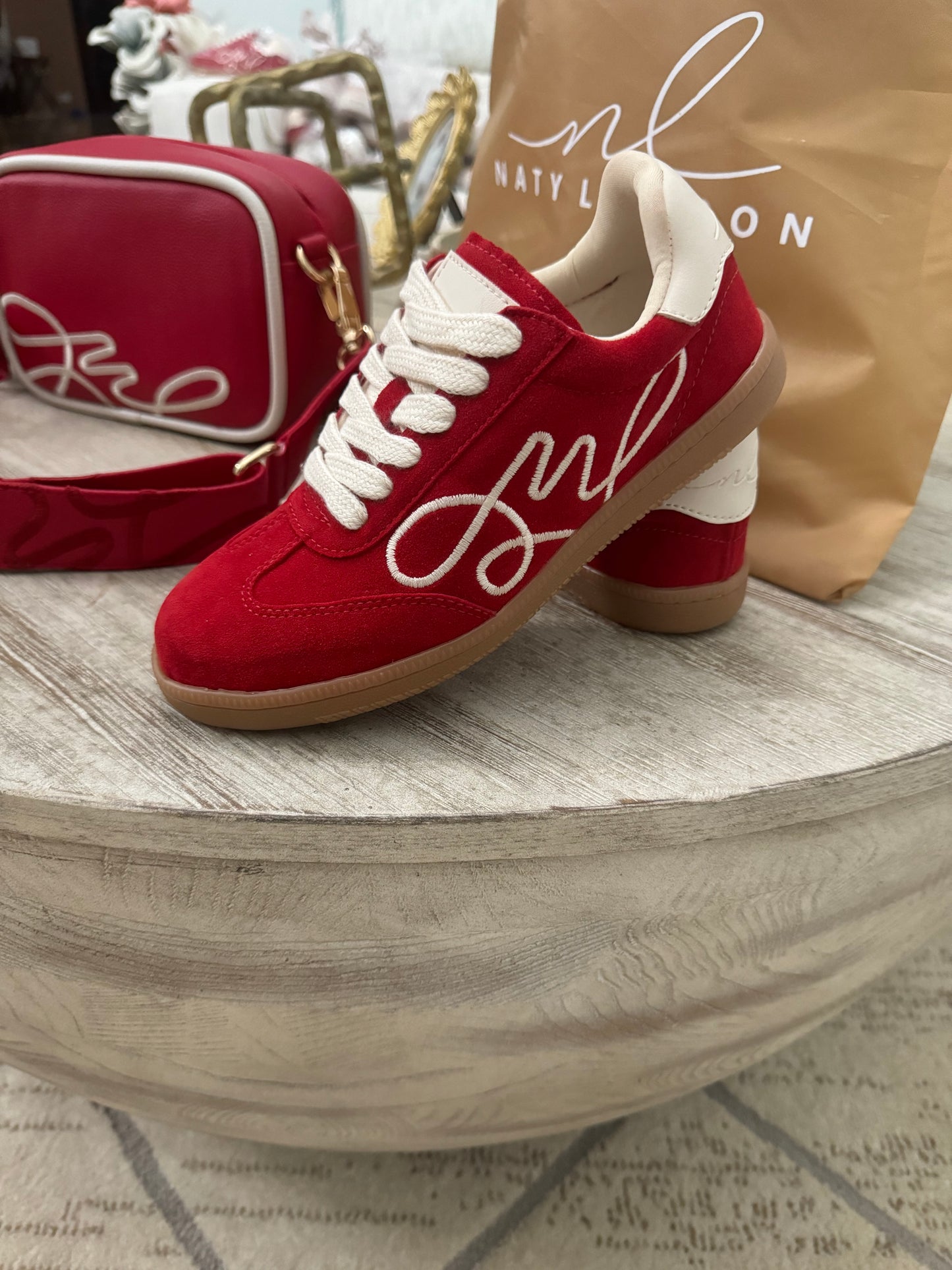 Naty London Sneaker Red