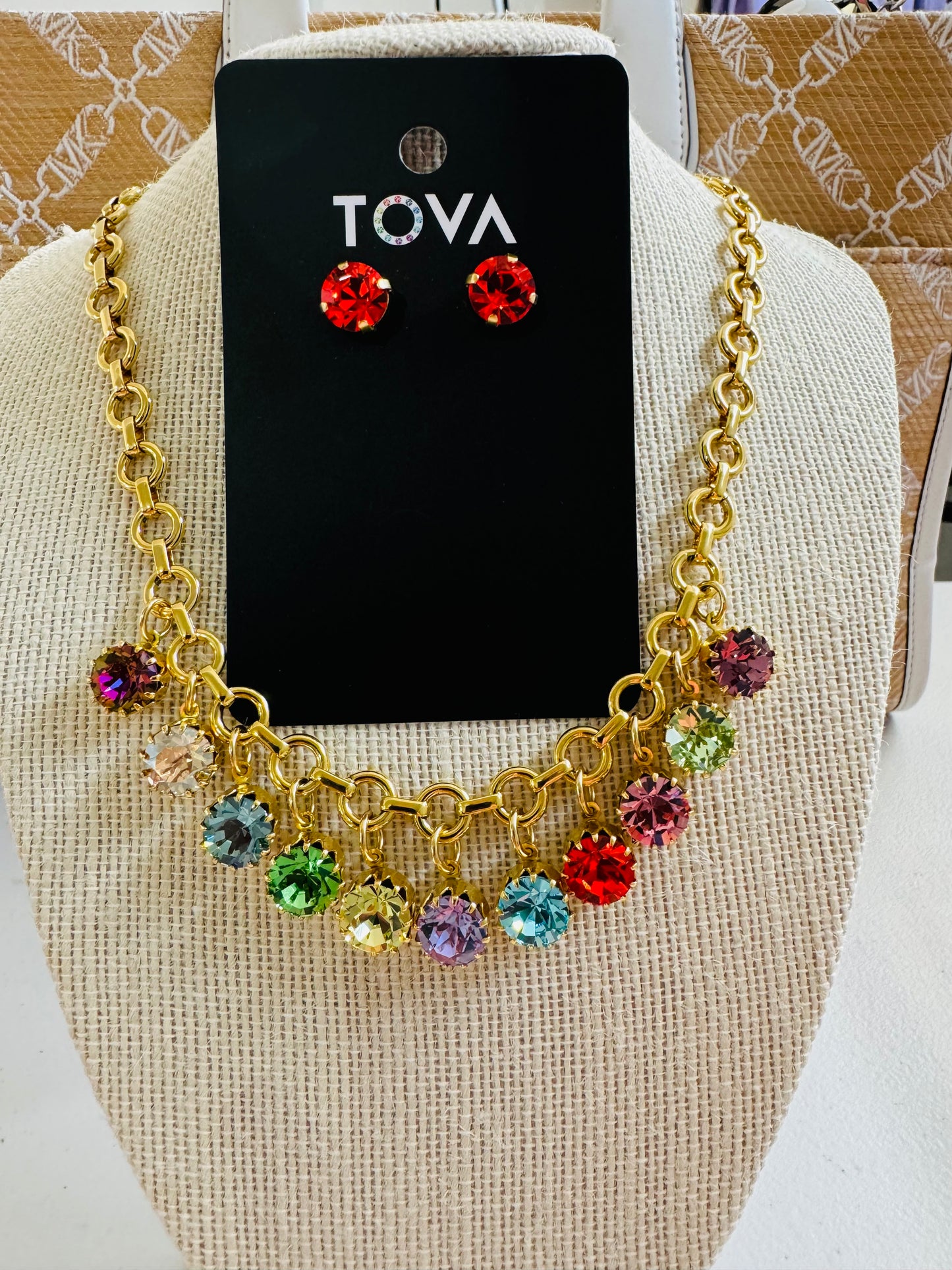 Tova Necklace with swarovski