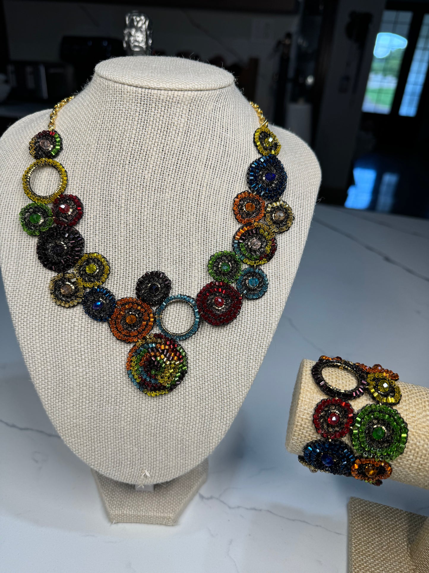 Lavish Bracelet With Multi Colored Stones