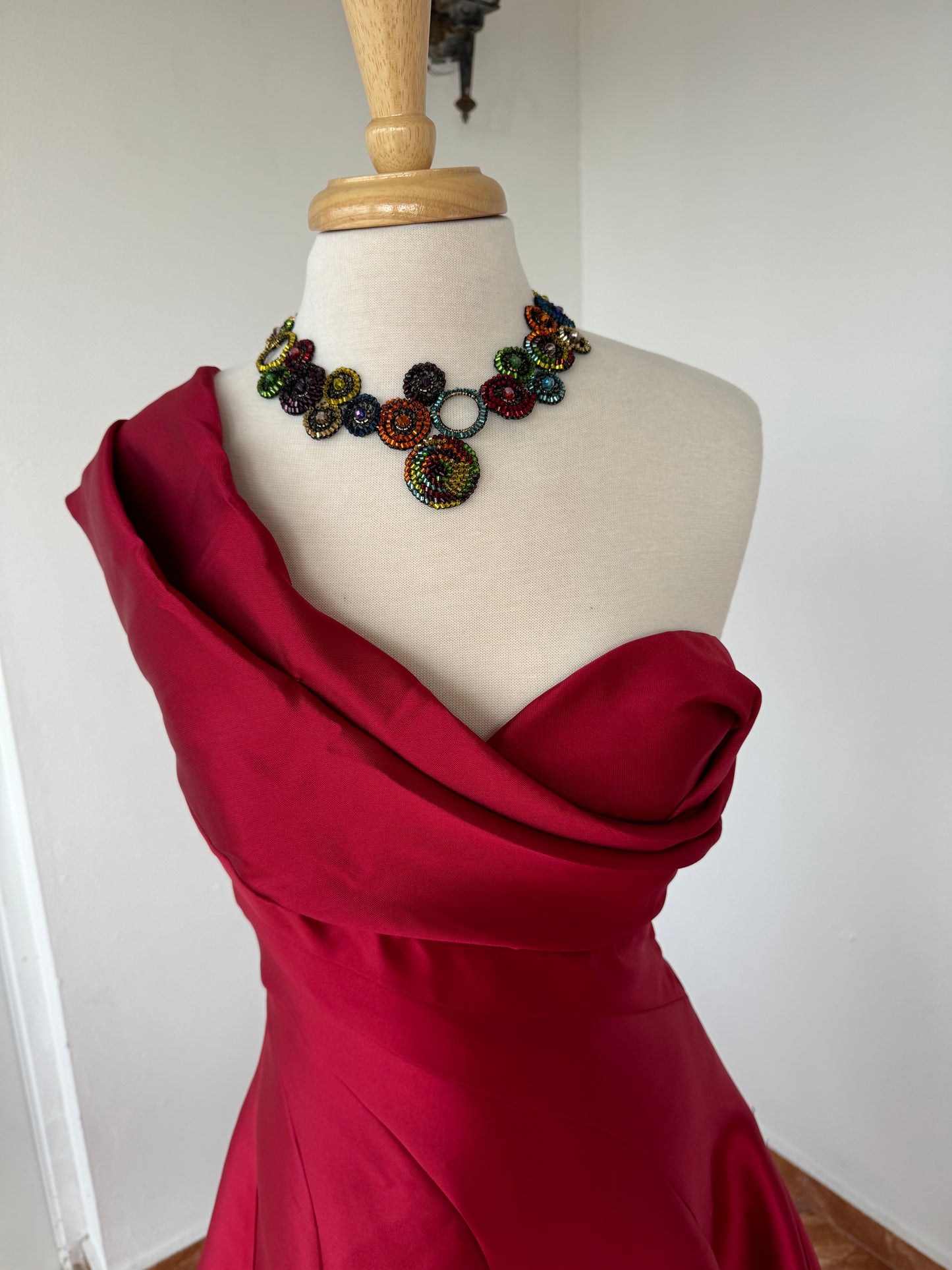 One shoulder Maxi dress