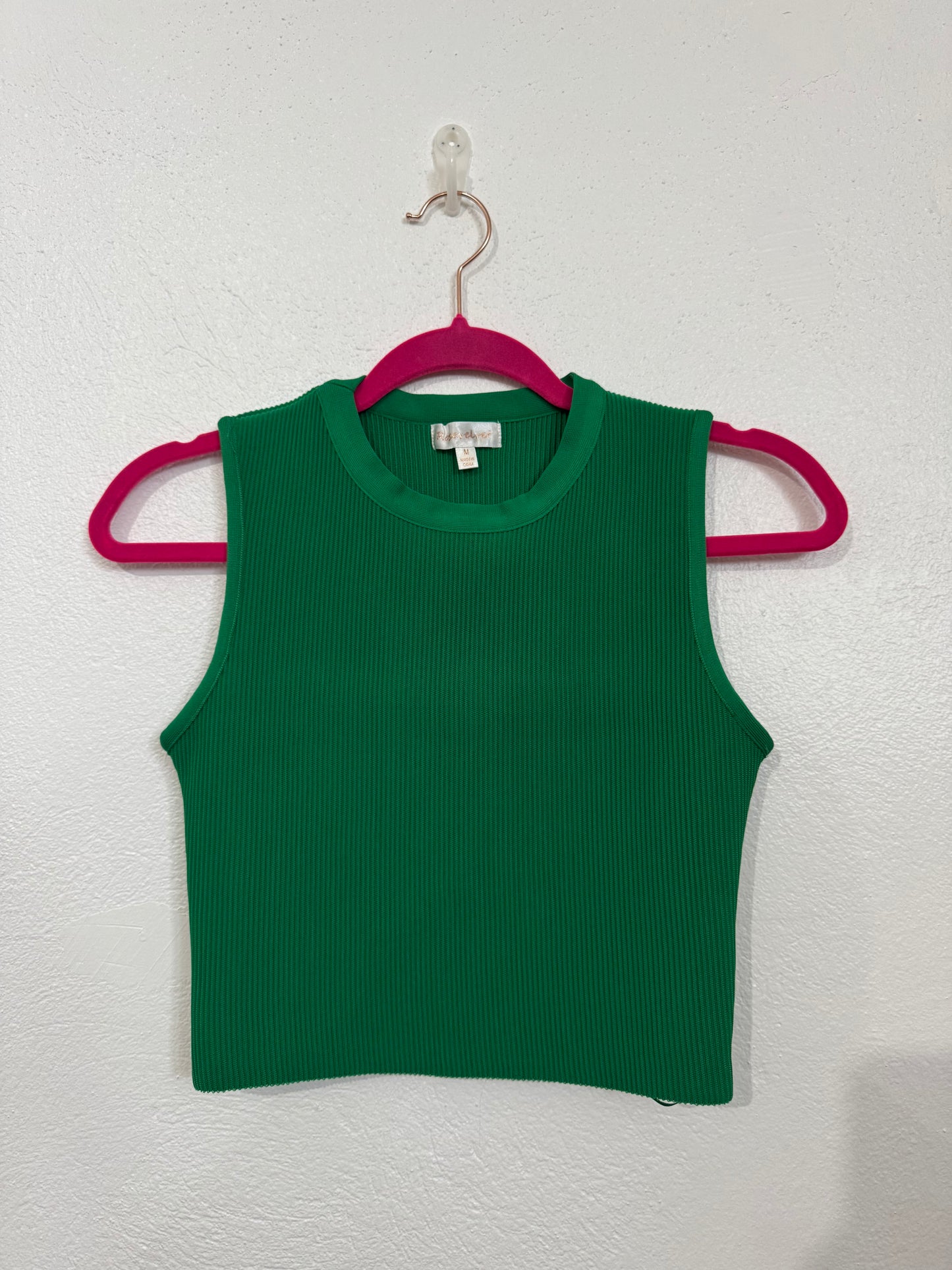 Basic Top Sleeveless Green