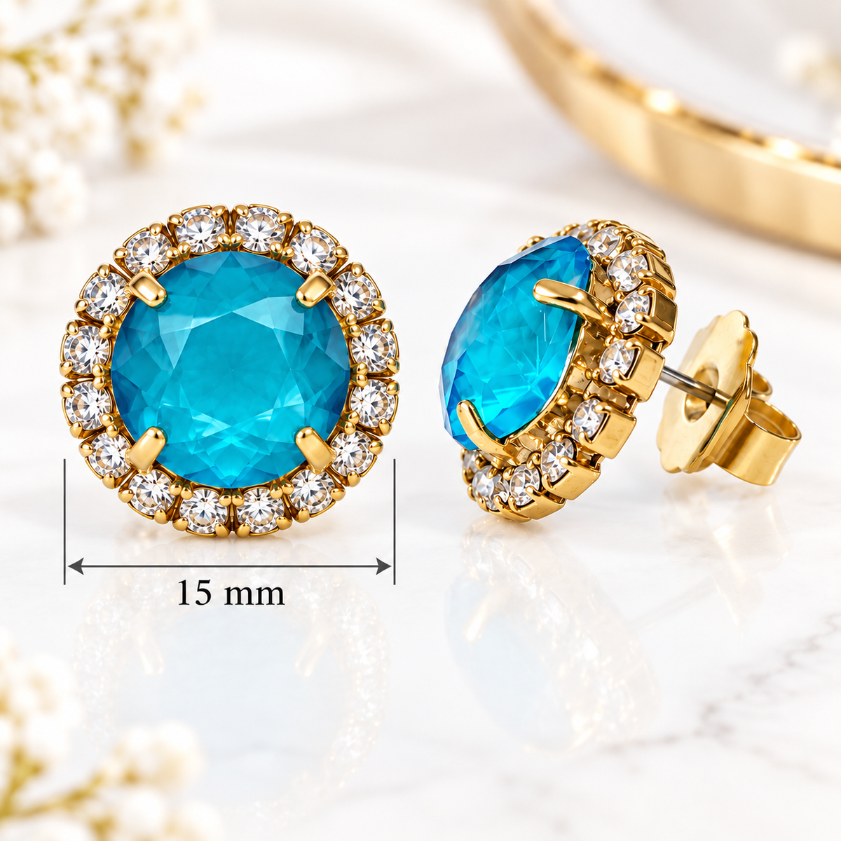 Mega Studs in Blue