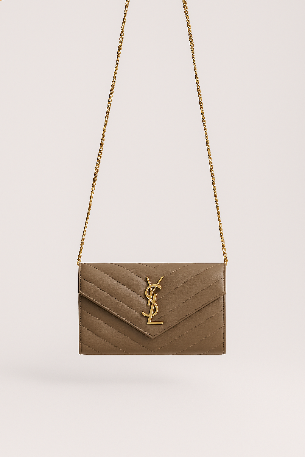 Taupe Inspired Designer Handclutch