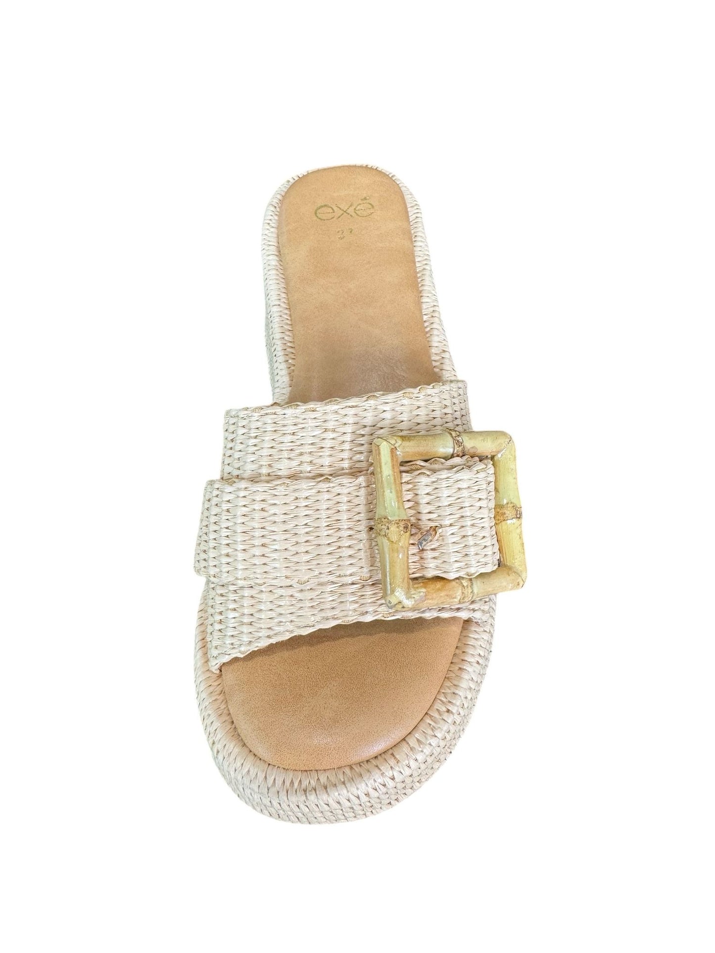 Raffia Platform Sandals
