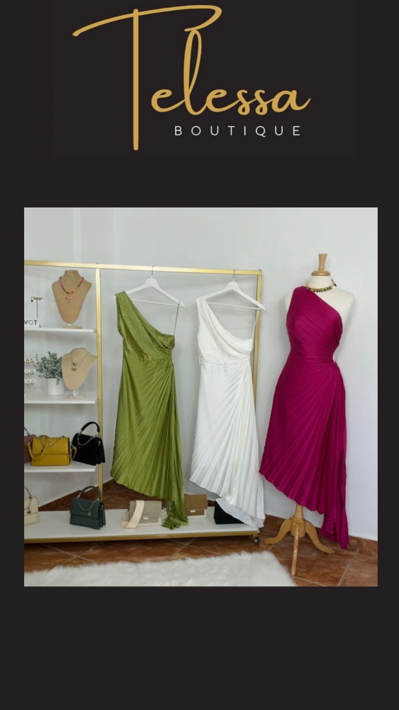 One Shoulder Midi Dress