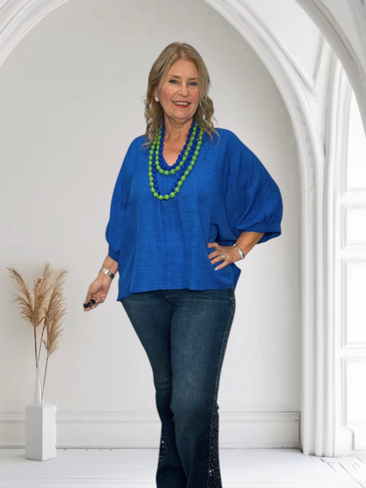 Oversized Top Blue