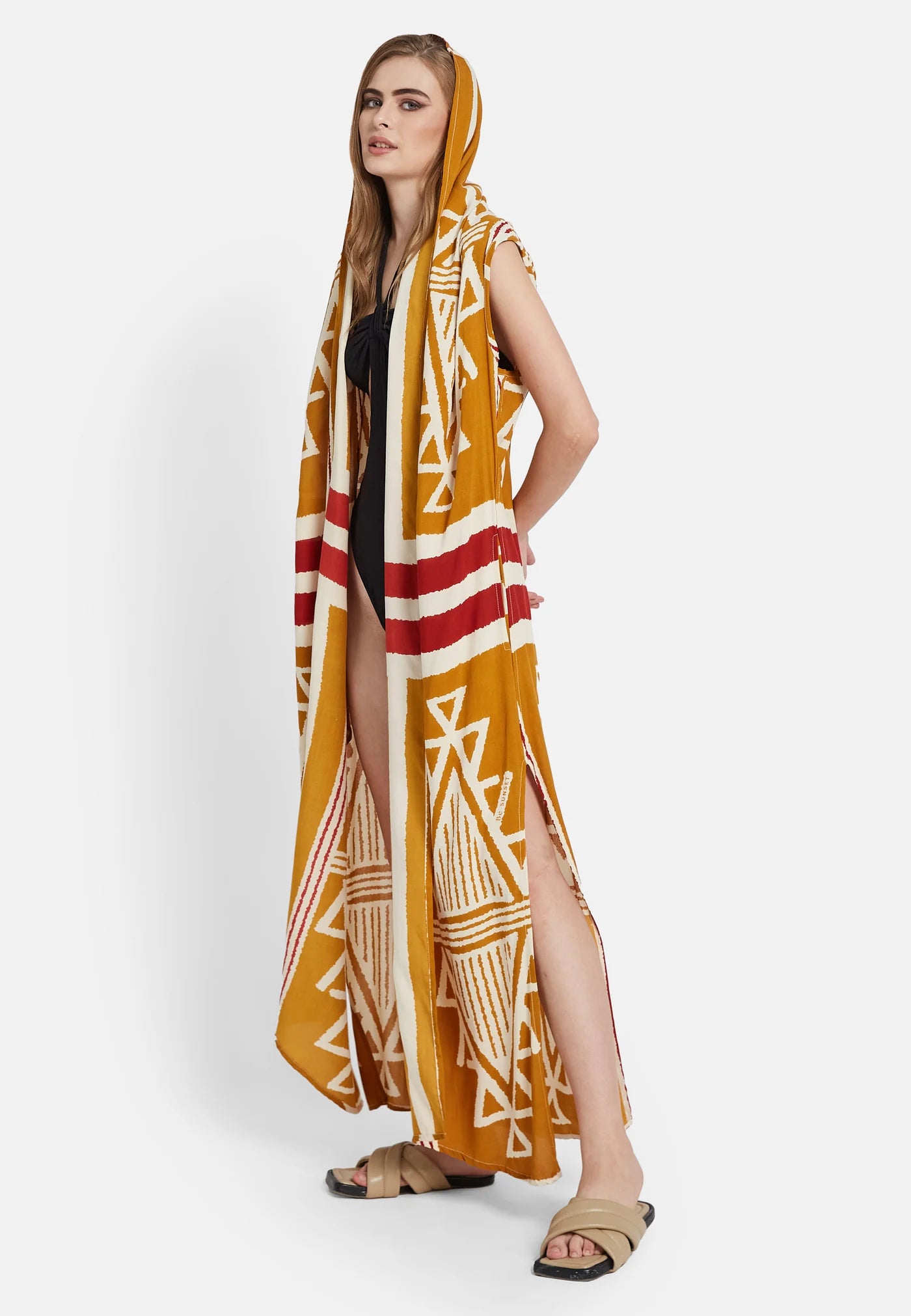 Biron Cardigan Saffron Tunic