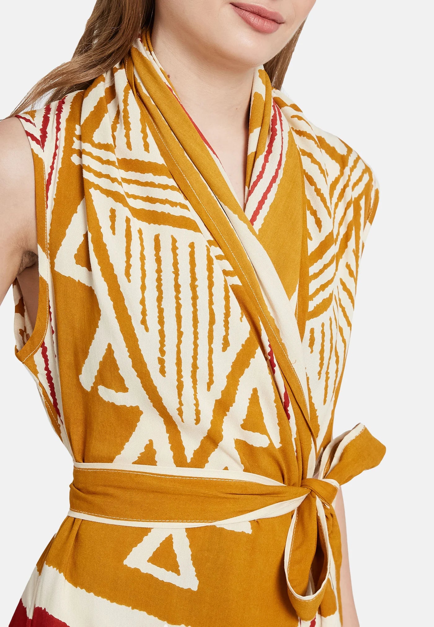 Biron Cardigan Saffron Tunic