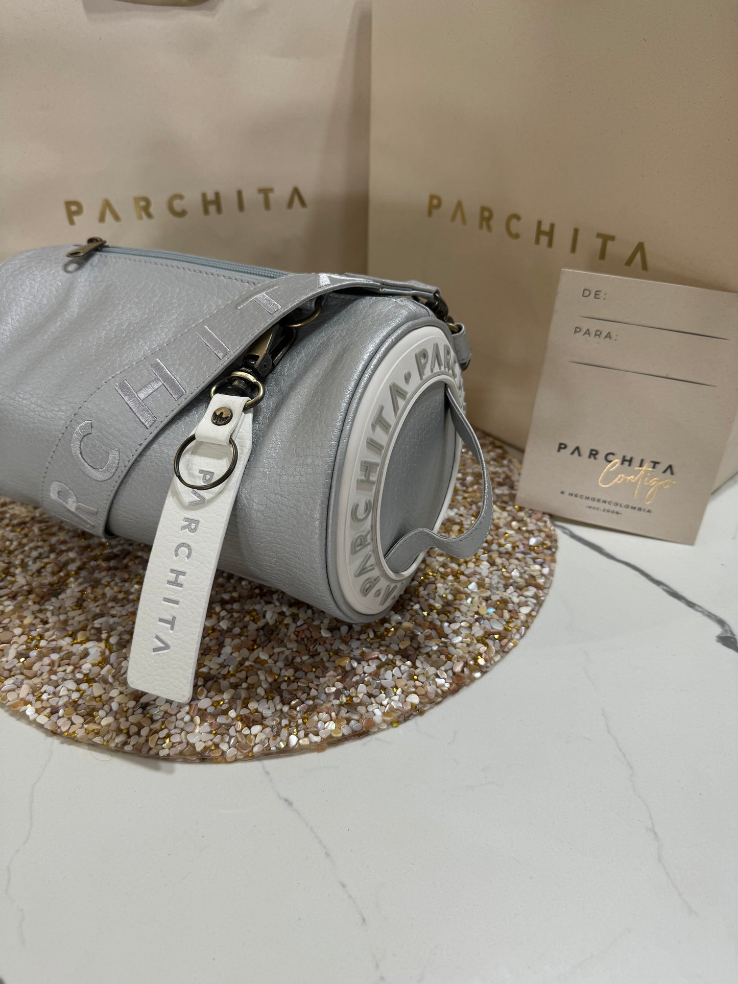 Cartera Parchita cilindro
