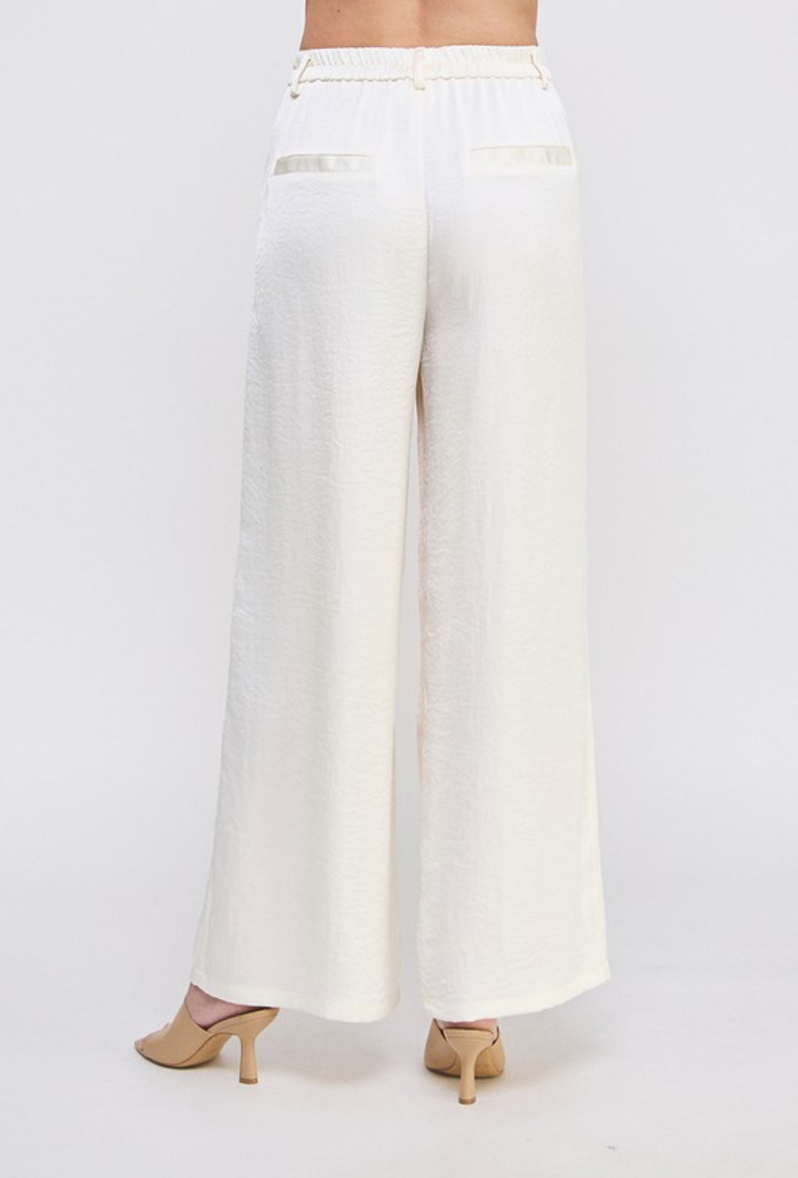 Satin Wide Leg Pants