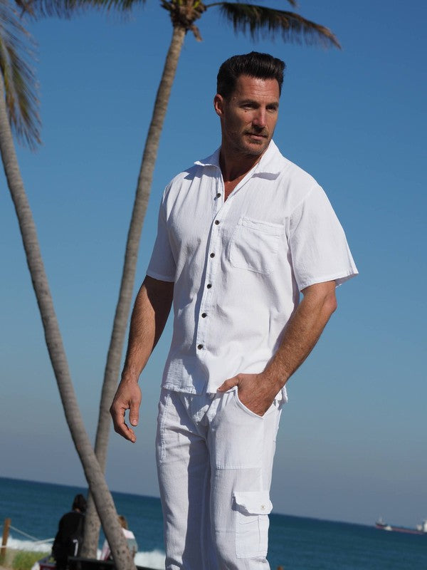 MEN'S SHIRT WITH SHORT SLEEVES