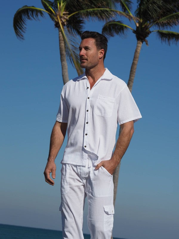 MEN'S SHIRT WITH SHORT SLEEVES