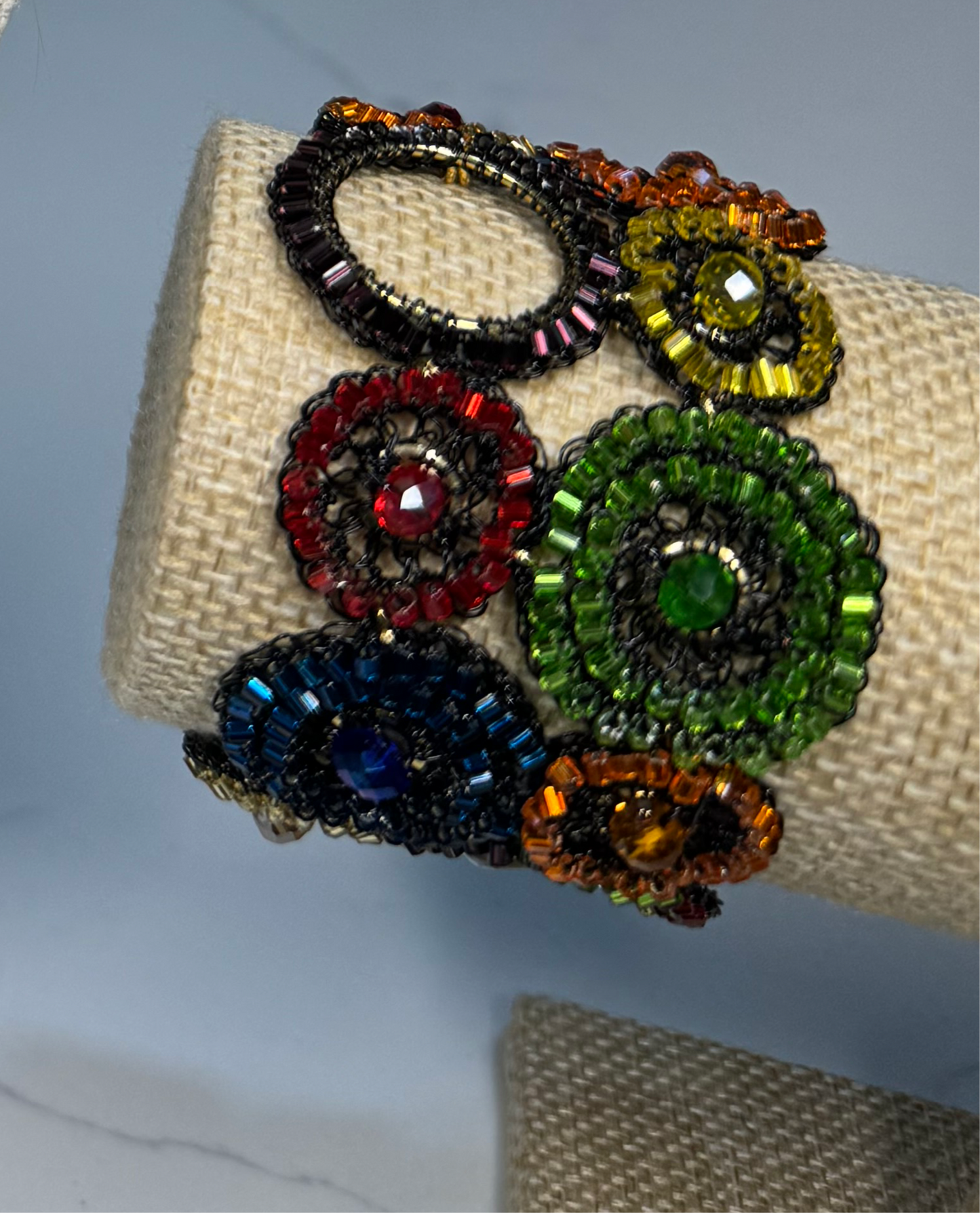 Lavish Bracelet With Multi Colored Stones